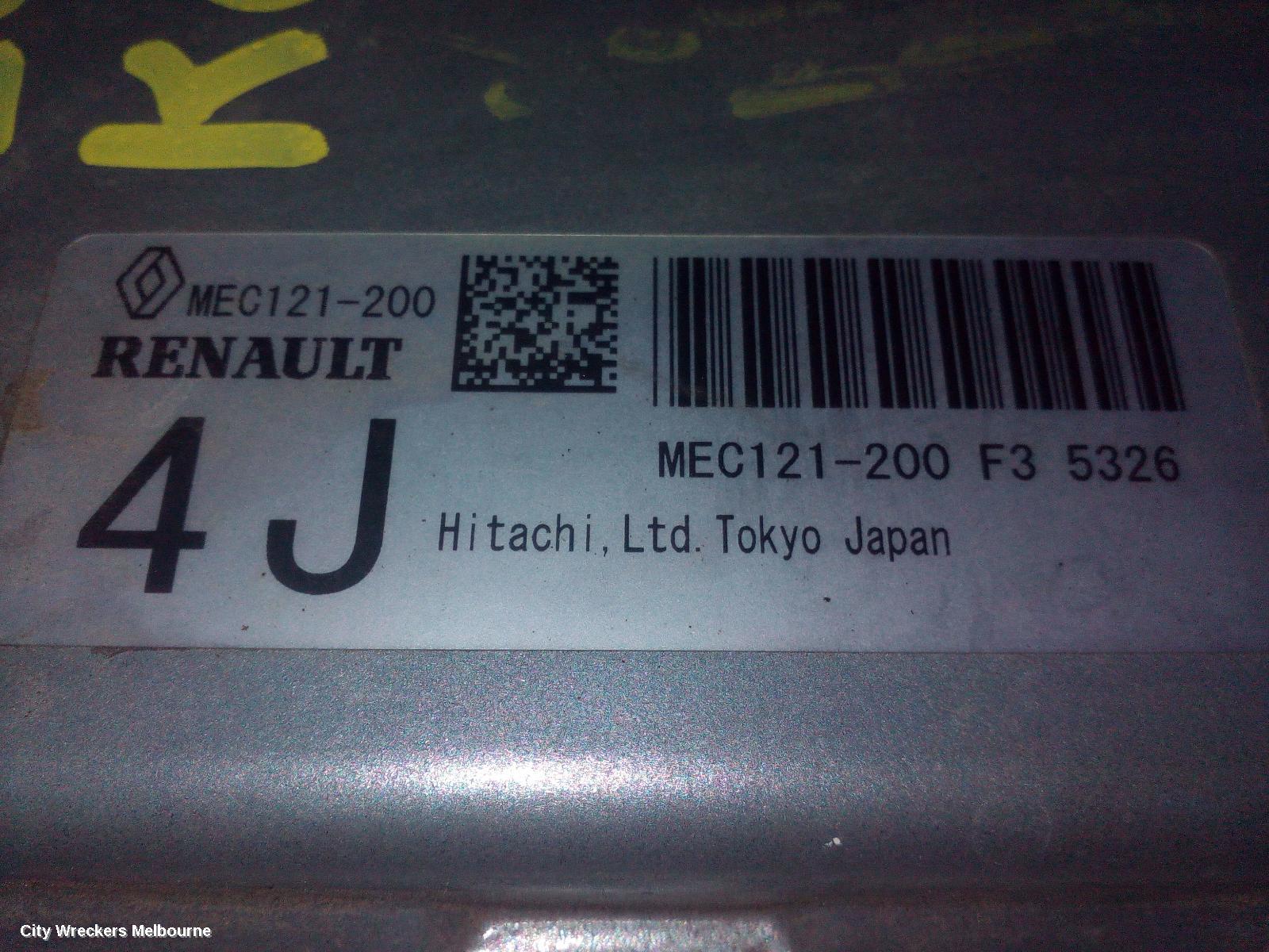 RENAULT KALEOS ECU, ENGINE ECU, 2.5, PETROL, ECU ONLY, H45, 09/2008 - 04/2016