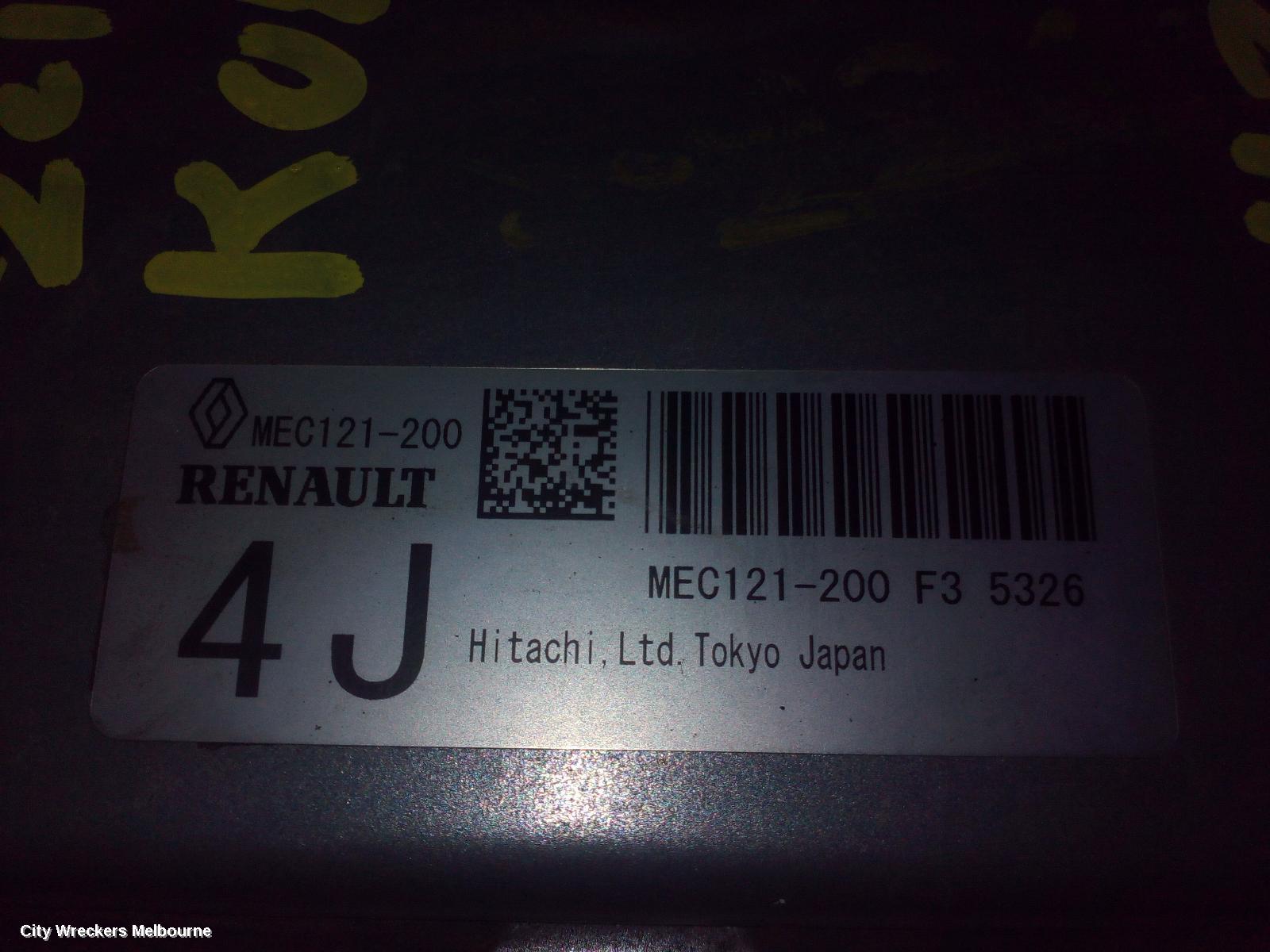 RENAULT KALEOS ECU, ENGINE ECU, 2.5, PETROL, ECU ONLY, H45, 09/2008 - 04/2016
