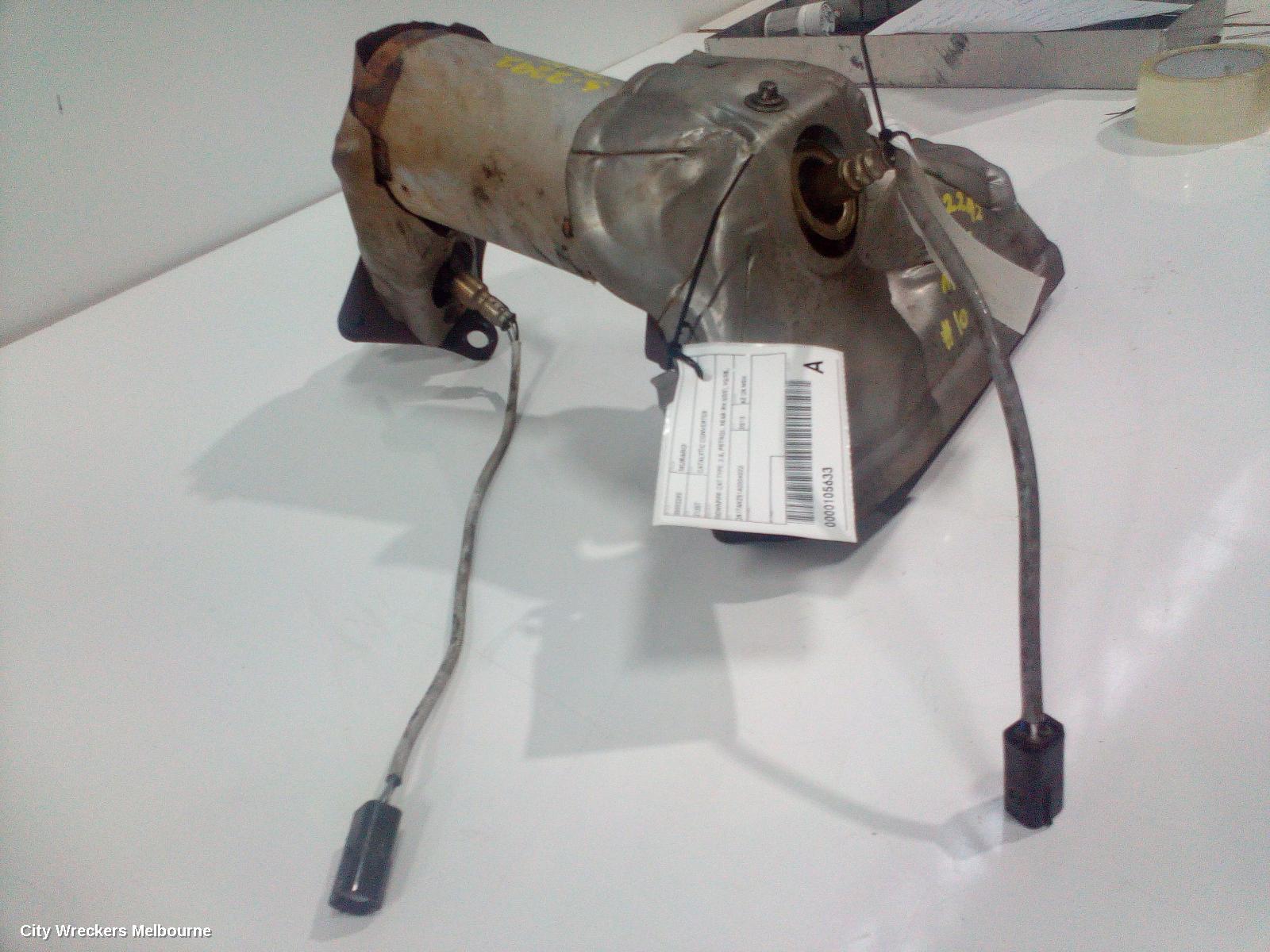 NISSAN MURANO CATALYTIC CONVERTER, DOWNPIPE-CAT TYPE, 3.5, PETROL, REAR (RH SIDE), VQ35, Z51, 12/2008 - 12/2014