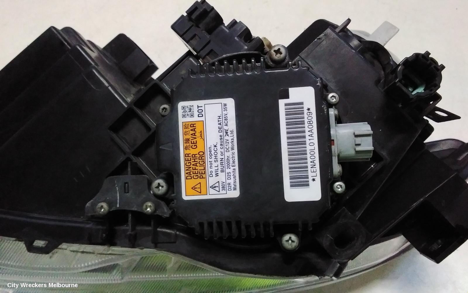 NISSAN MURANO RIGHT HEADLAMP, Z51, 12/2008 - 08/2011