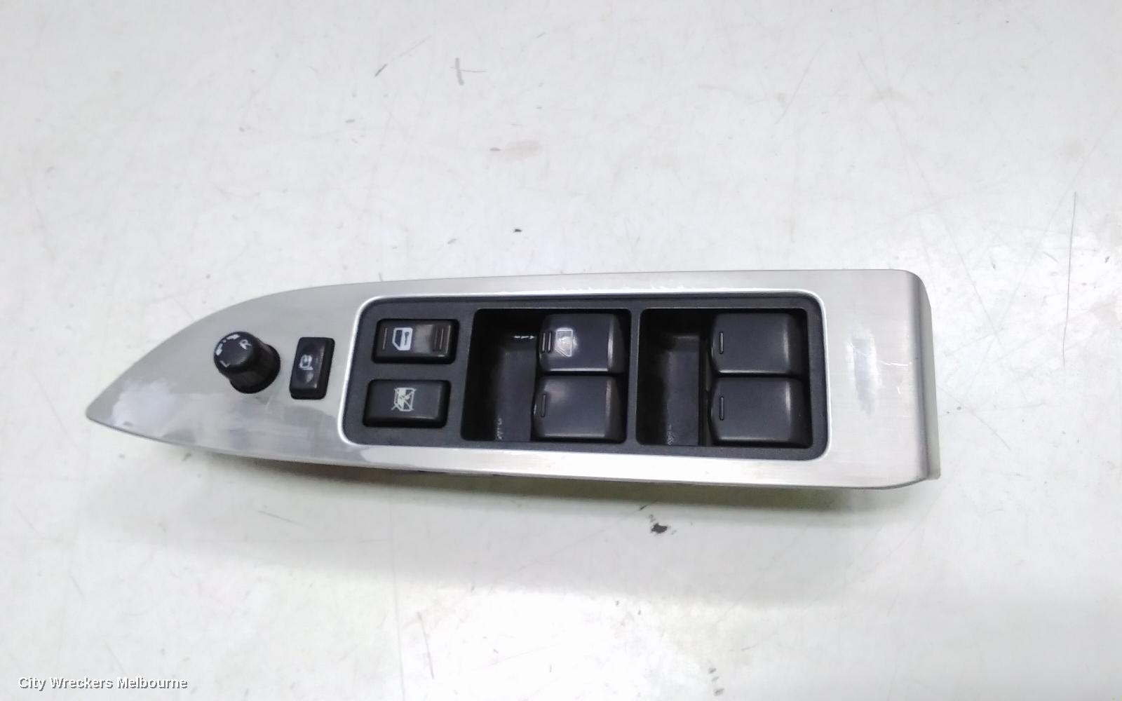 NISSAN MURANO PWR DR WIND SWITCH, RH FRONT (MASTER SWITCH), Z51, TI TYPE, 12/2008 - 12/2014