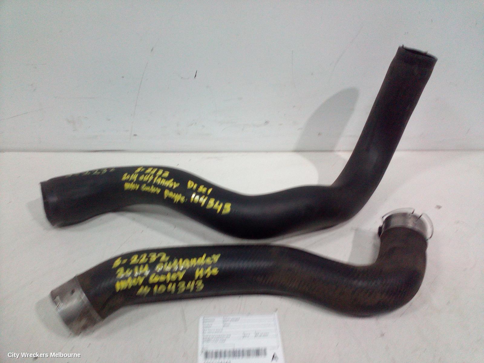MITSUBISHI OUTLANDER, ZJ, 10/2012 - 03/2015, INTERCOLER HOSE: 104343