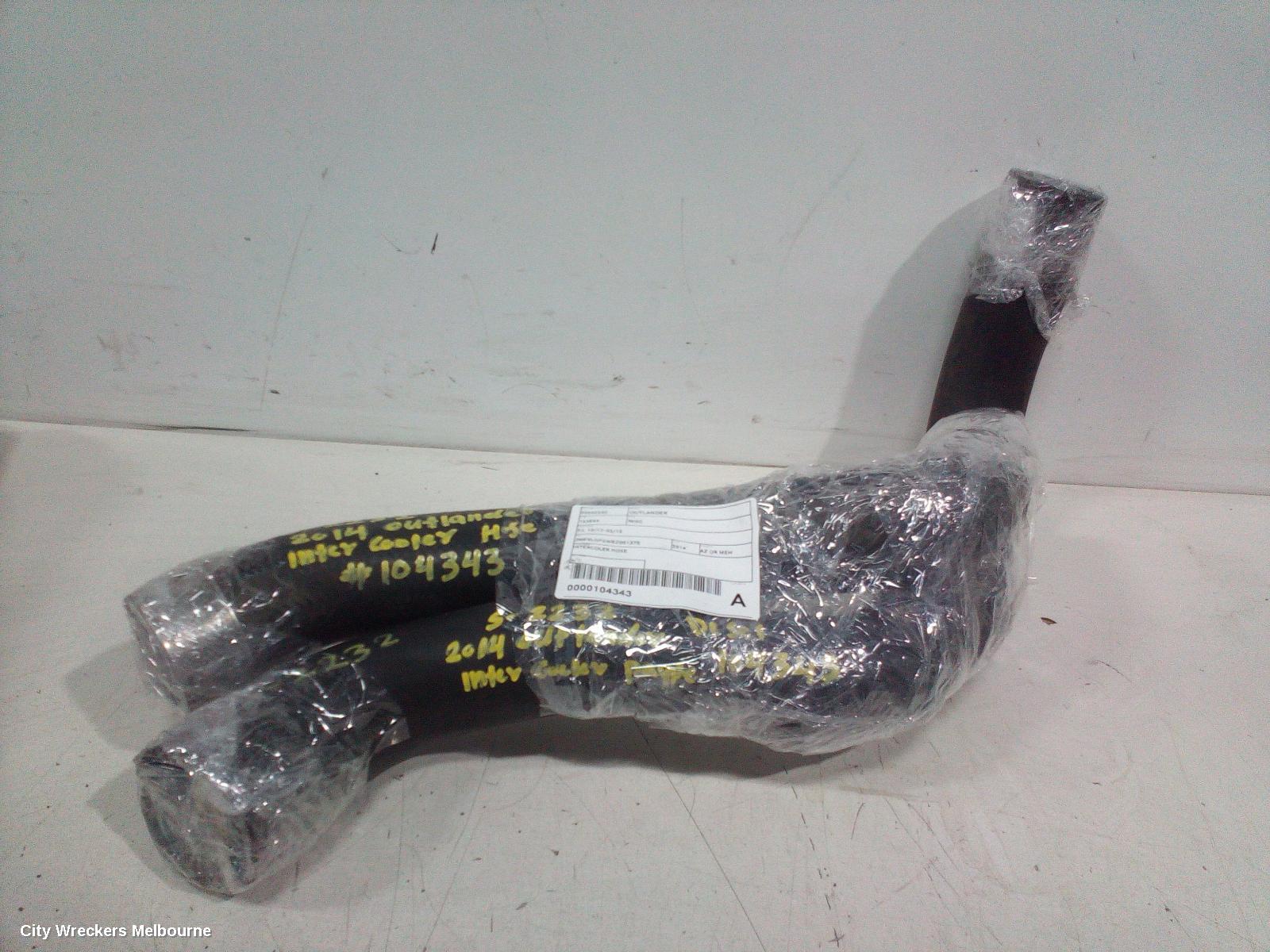 MITSUBISHI OUTLANDER, ZJ, 10/2012 - 03/2015, INTERCOLER HOSE: 104343