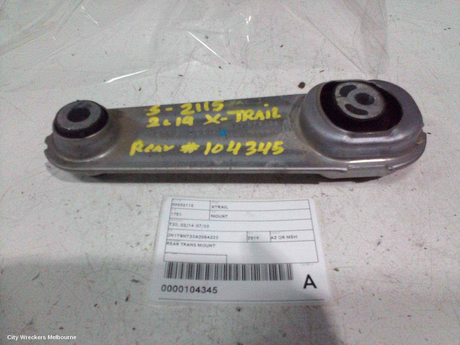 NISSAN XTRAIL MOUNT, T32, 03/2014 - 07/2022