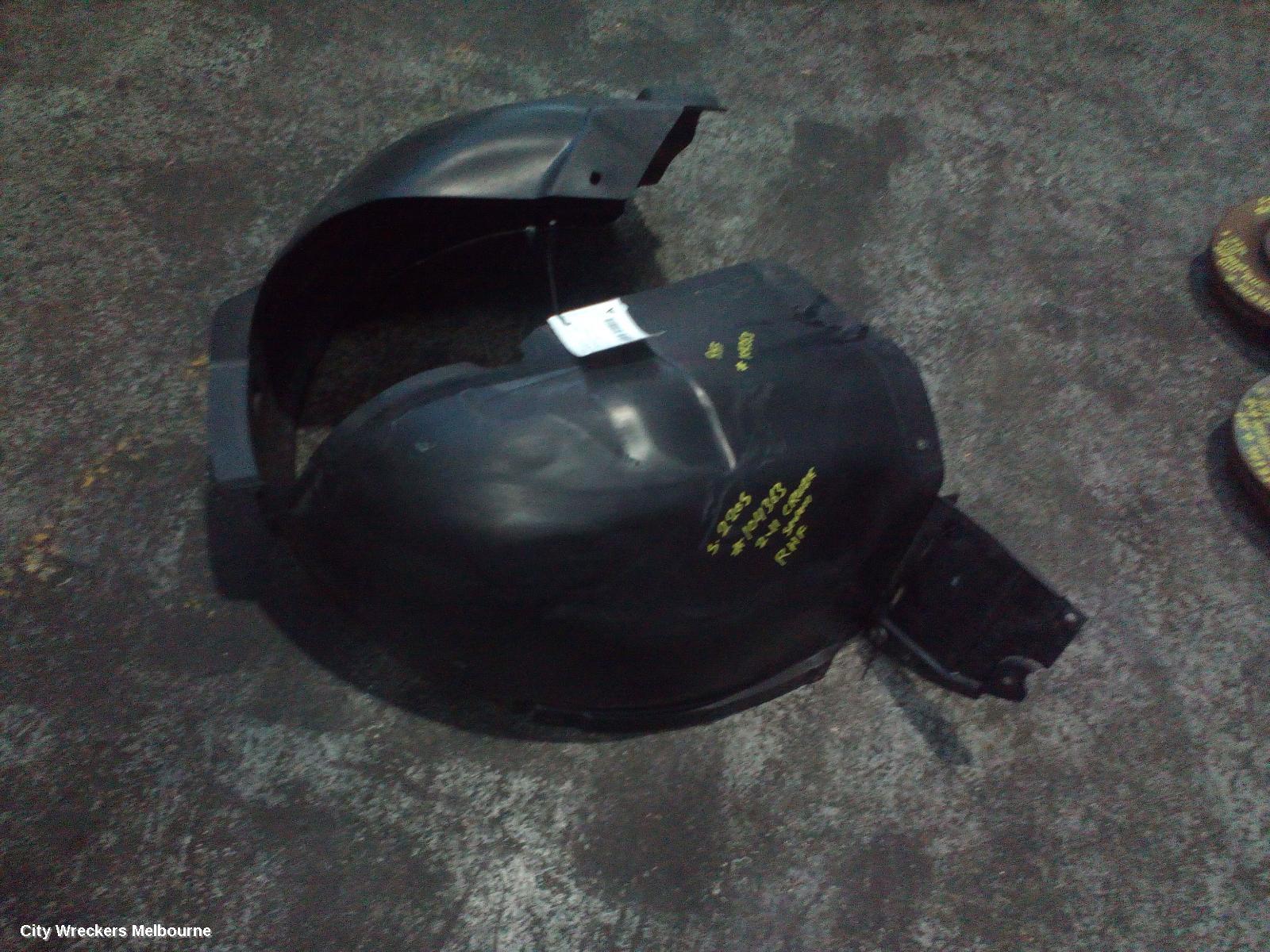 HOLDEN CRUZE RIGHT GUARD LINER, FRONT, JH, SEDAN/HATCH, 03/2011 - 01/2017