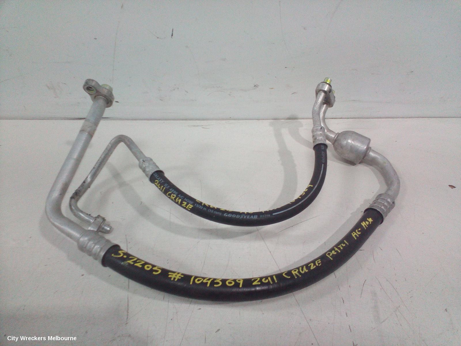 HOLDEN CRUZE A/C HOSES, JH 03/2011 - 01/2017