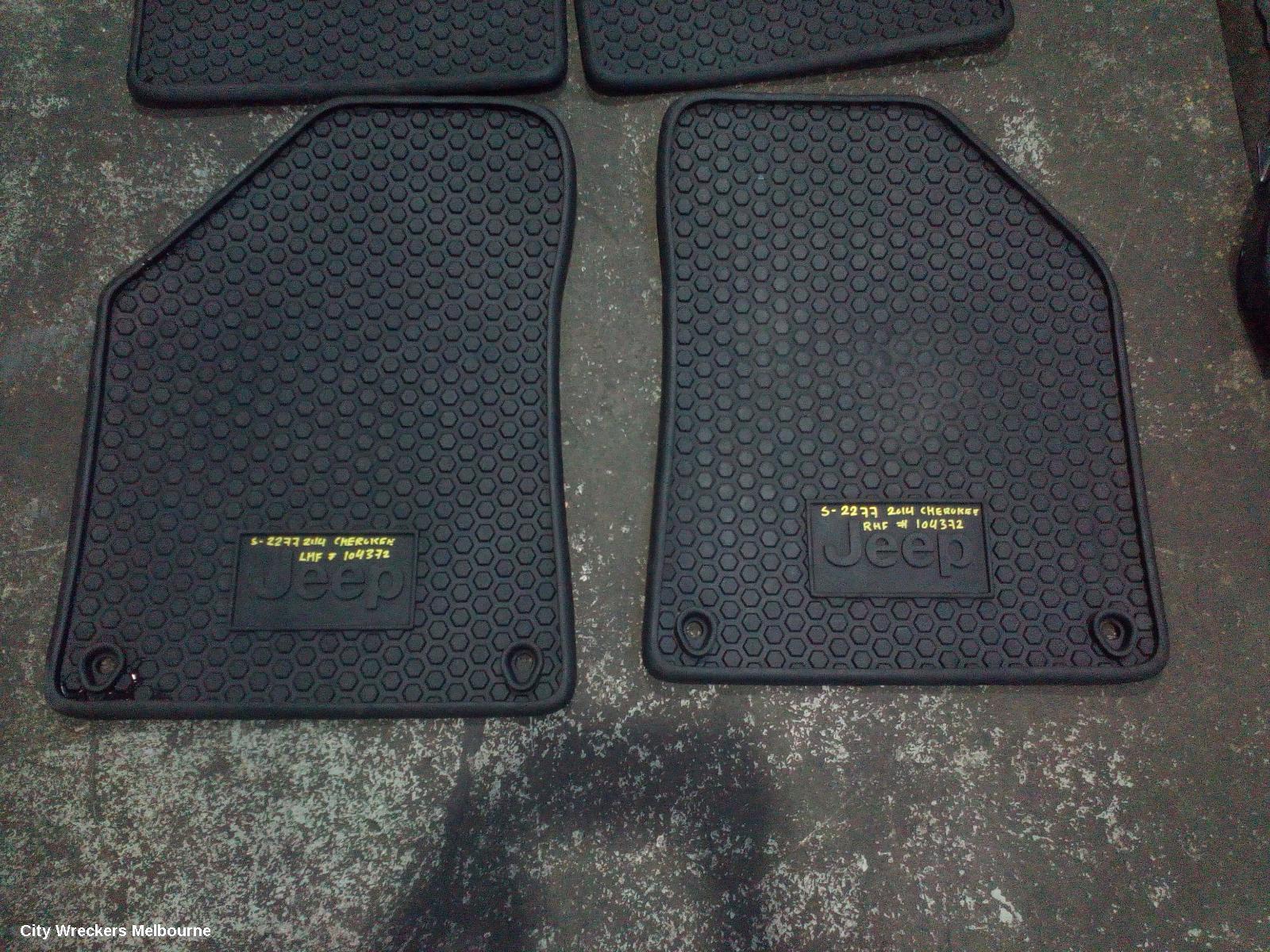 JEEP CHEROKEE FLOOR MATS, KL, 06/2014 - 11/2022