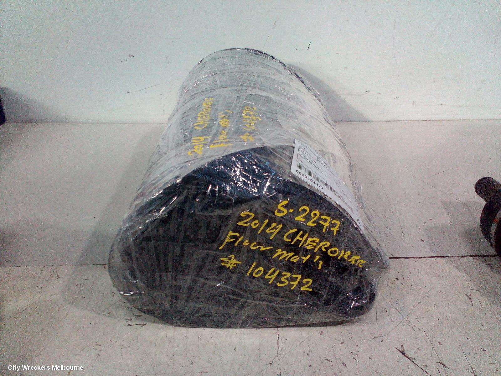 JEEP CHEROKEE FLOOR MATS, KL, 06/2014 - 11/2022