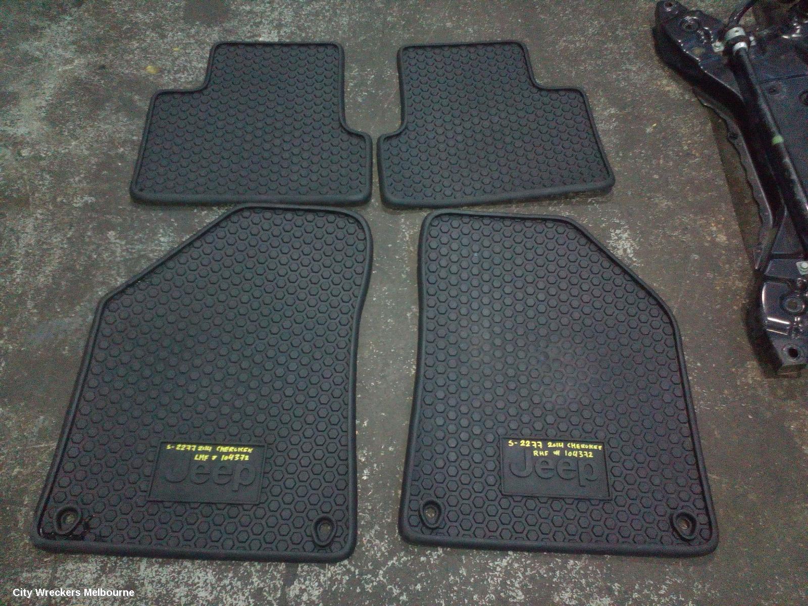 JEEP CHEROKEE FLOOR MATS, KL, 06/2014 - 11/2022