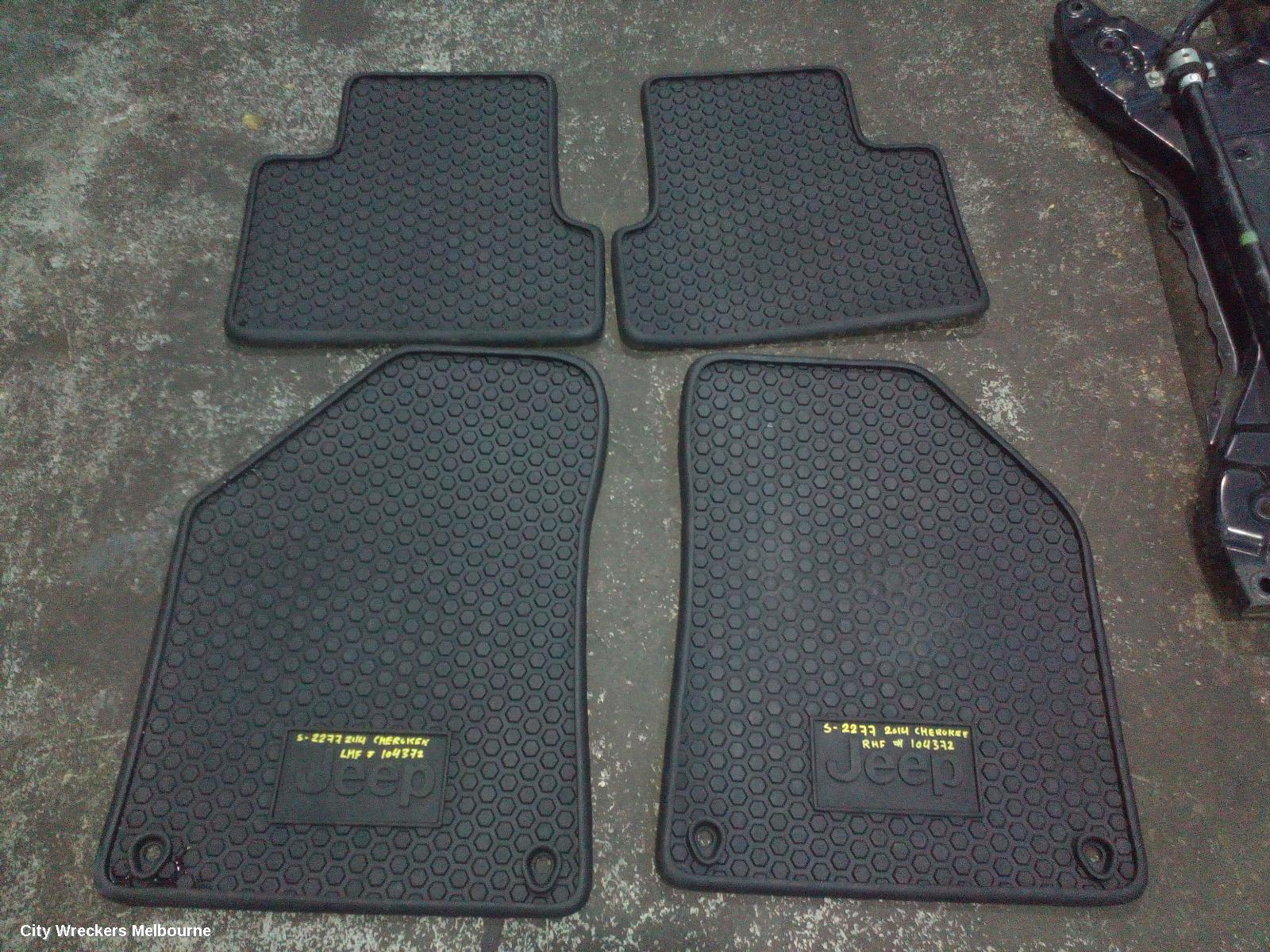 JEEP CHEROKEE FLOOR MATS, KL, 06/2014 - 11/2022