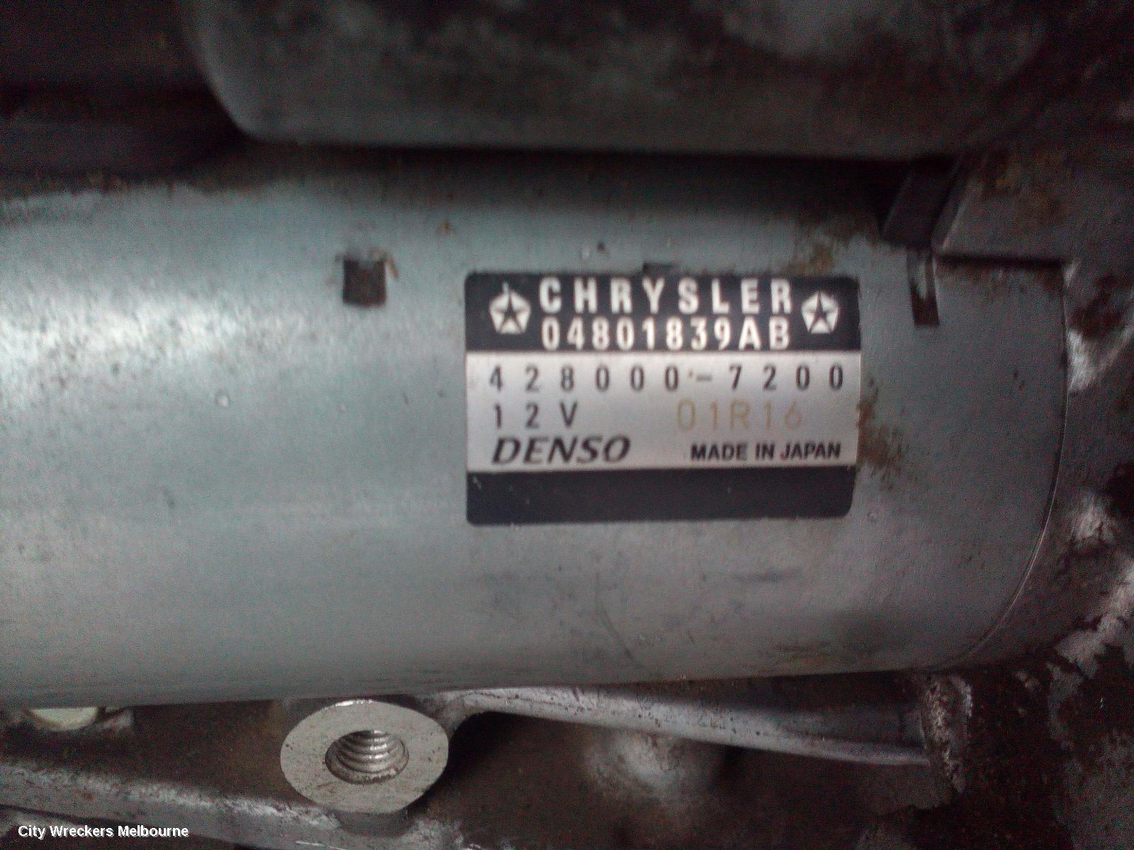 JEEP CHEROKEE STARTER, PETROL, 3.2, NON STOP/START TYPE, KL, 02/2014 - 03/2018