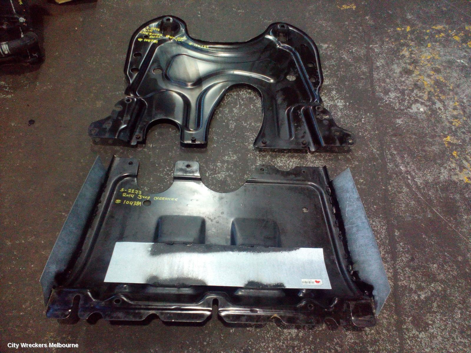 JEEP CHEROKEE LOWER ENGINE SPLASH TRAY, KL, PETROL, 3.2, PENTASTAR, 02/2014 - 11/2022