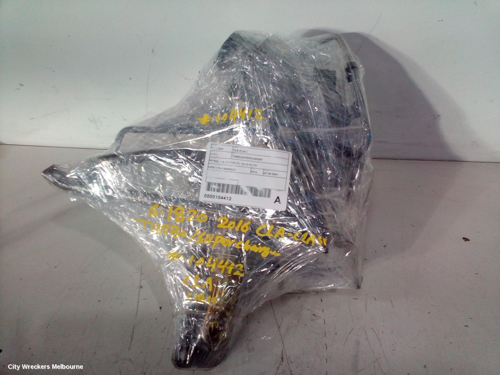 MERCEDES CLA CLASS TURBO SUPERCHARGER, PETROL, 1.6, C117/X117, 10/2013 - 01/2019