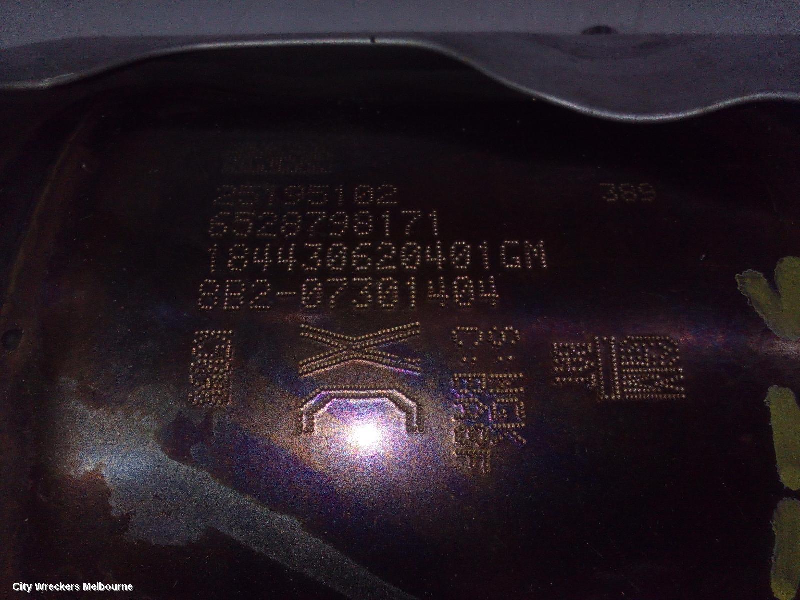 HOLDEN TRAX CATALYTIC CONVERTER, DOWNPIPE-CAT TYPE, 1.4, PETROL, TJ SERIES, 08/2014 - 12/2020