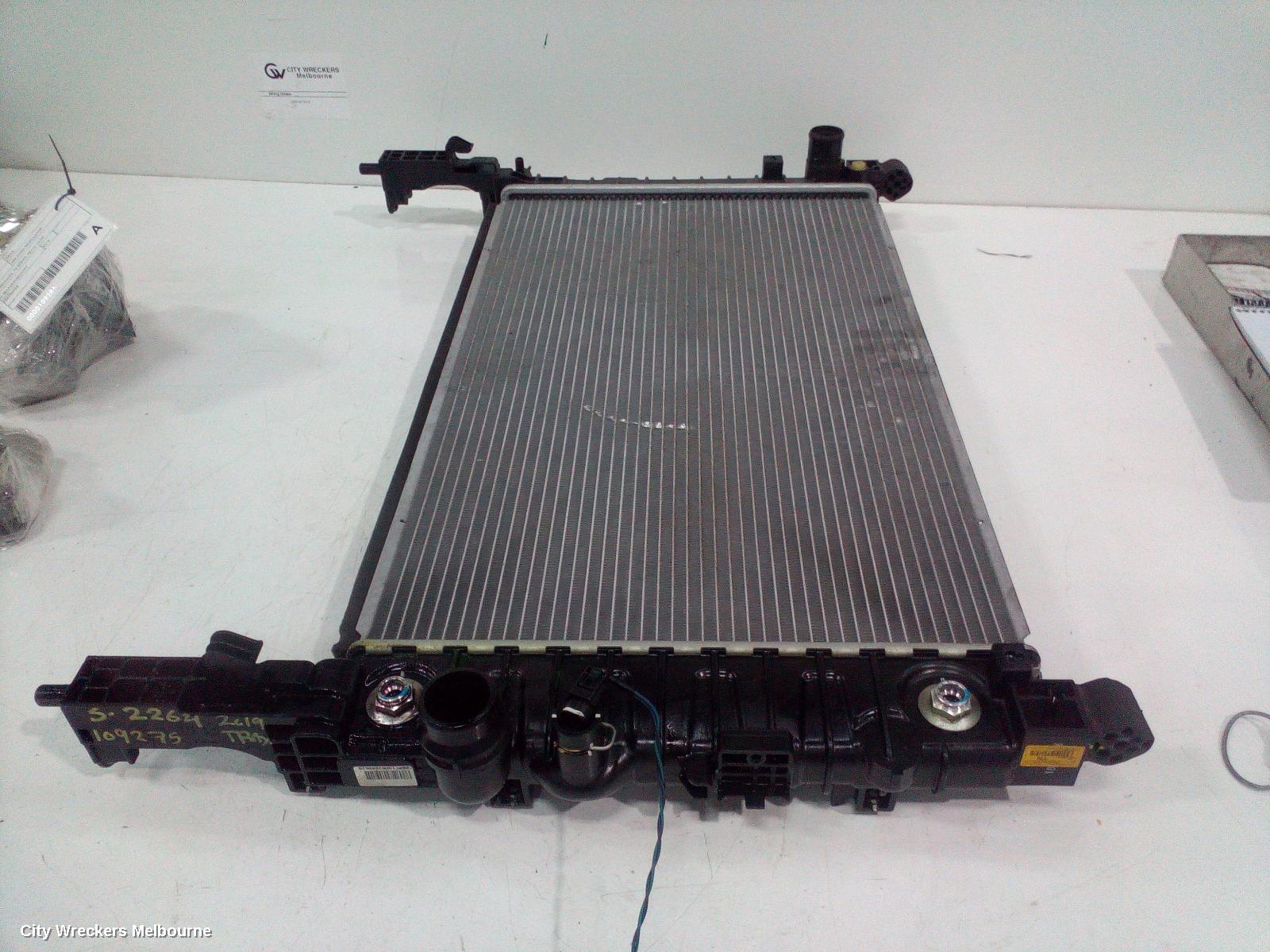 HOLDEN TRAX RADIATOR, AUTO, 1.4, TJ SERIES, 08/2013 - 12/2020