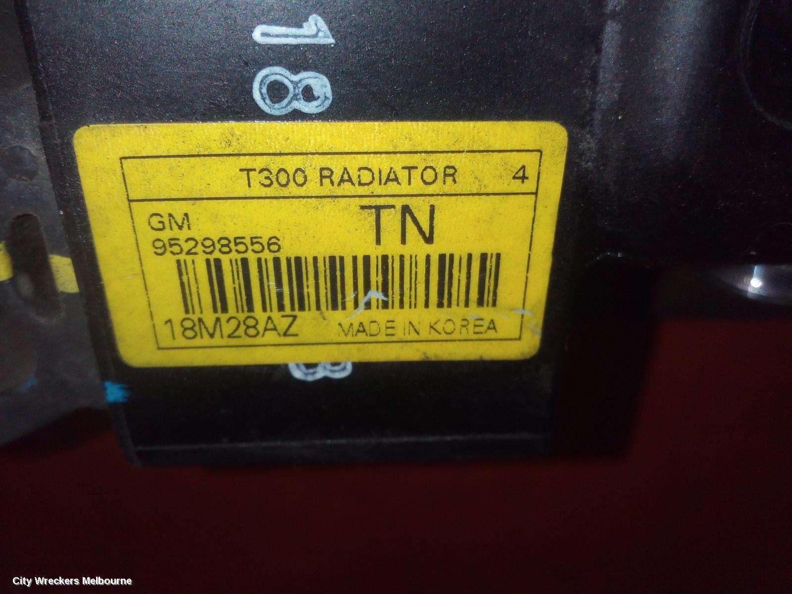 HOLDEN TRAX RADIATOR, AUTO, 1.4, TJ SERIES, 08/2013 - 12/2020
