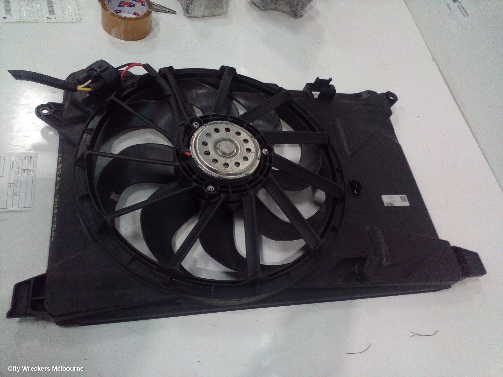 HOLDEN TRAX FAN, RAD FAN, 1.4, AUTO T/M, TJ SERIES, 08/2014 - 12/2020