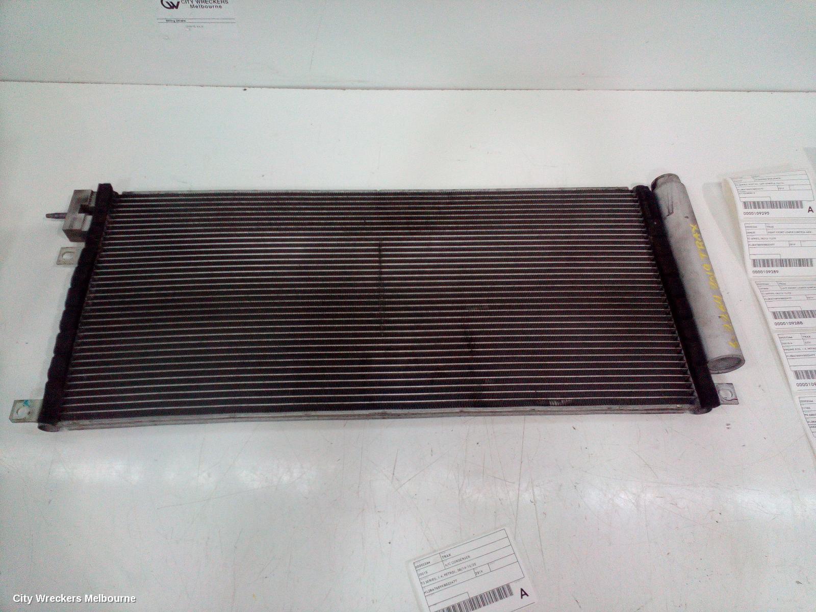 HOLDEN TRAX A/C CONDENSER, TJ SERIES, 1.4, PETROL, 08/2014 - 12/2020