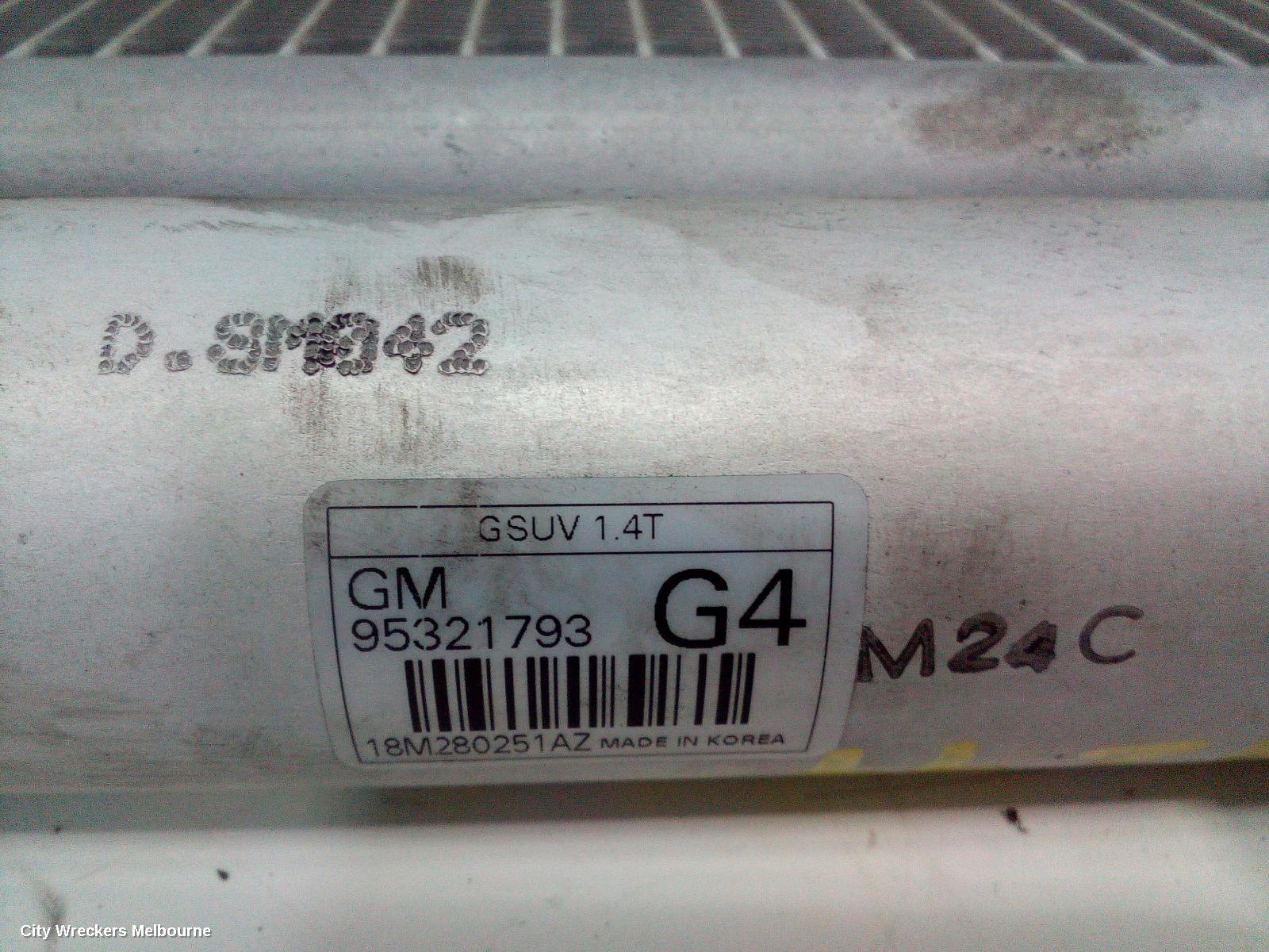 HOLDEN TRAX A/C CONDENSER, TJ SERIES, 1.4, PETROL, 08/2014 - 12/2020