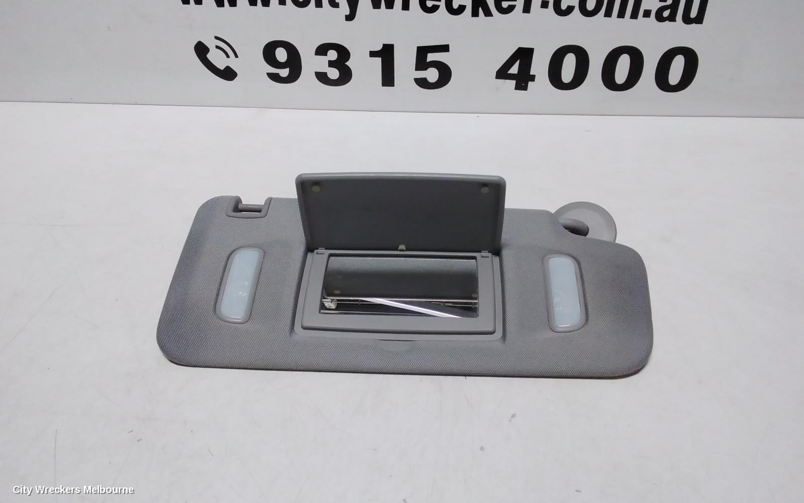 HOLDEN TRAX SUNVISOR, TJ SERIES, RH SIDE, 08/2013 - 12/2020