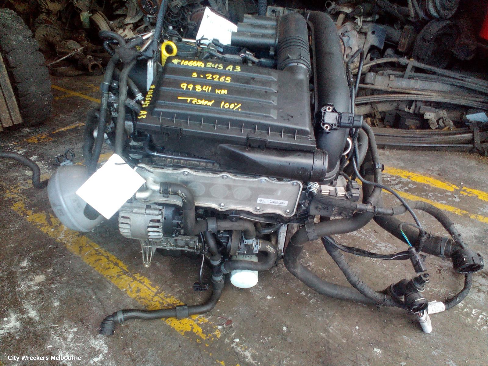 AUDI A3 ENGINE, PETROL, 1.4, TURBO, 8V (A3), CZEA CODE, 05/2013 - 10/2020