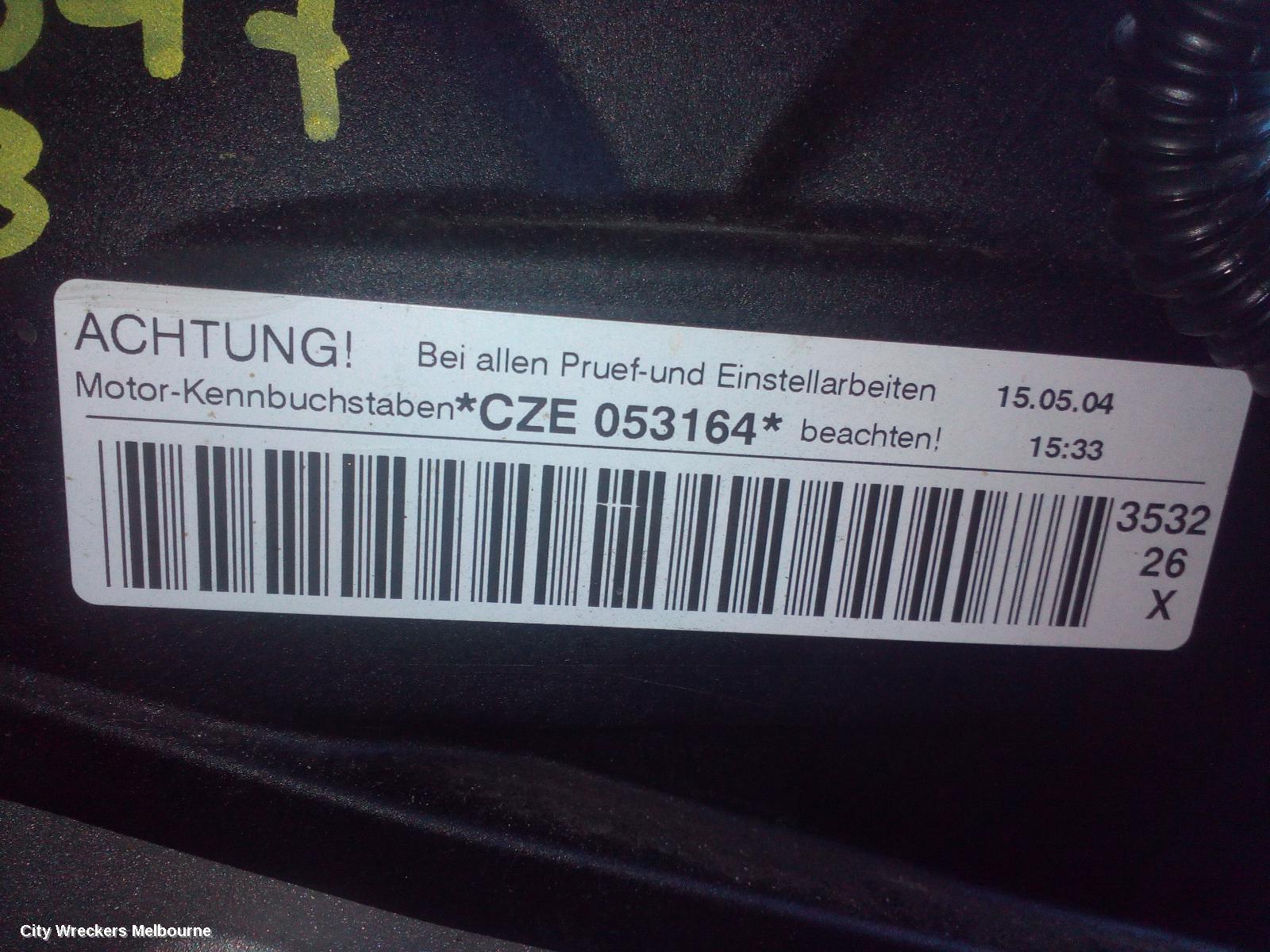 AUDI A3 ENGINE, PETROL, 1.4, TURBO, 8V (A3), CZEA CODE, 05/2013 - 10/2020
