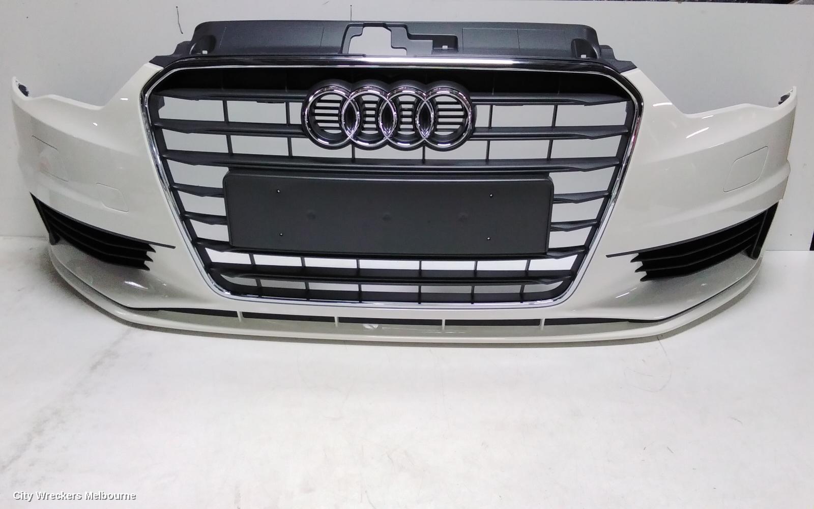 AUDI A3 FRONT BUMPER, 8V, A3, SEDAN, W/ PARK ASSIST & H/LAMP WASHER TYPE, 11/2013 - 10/2017