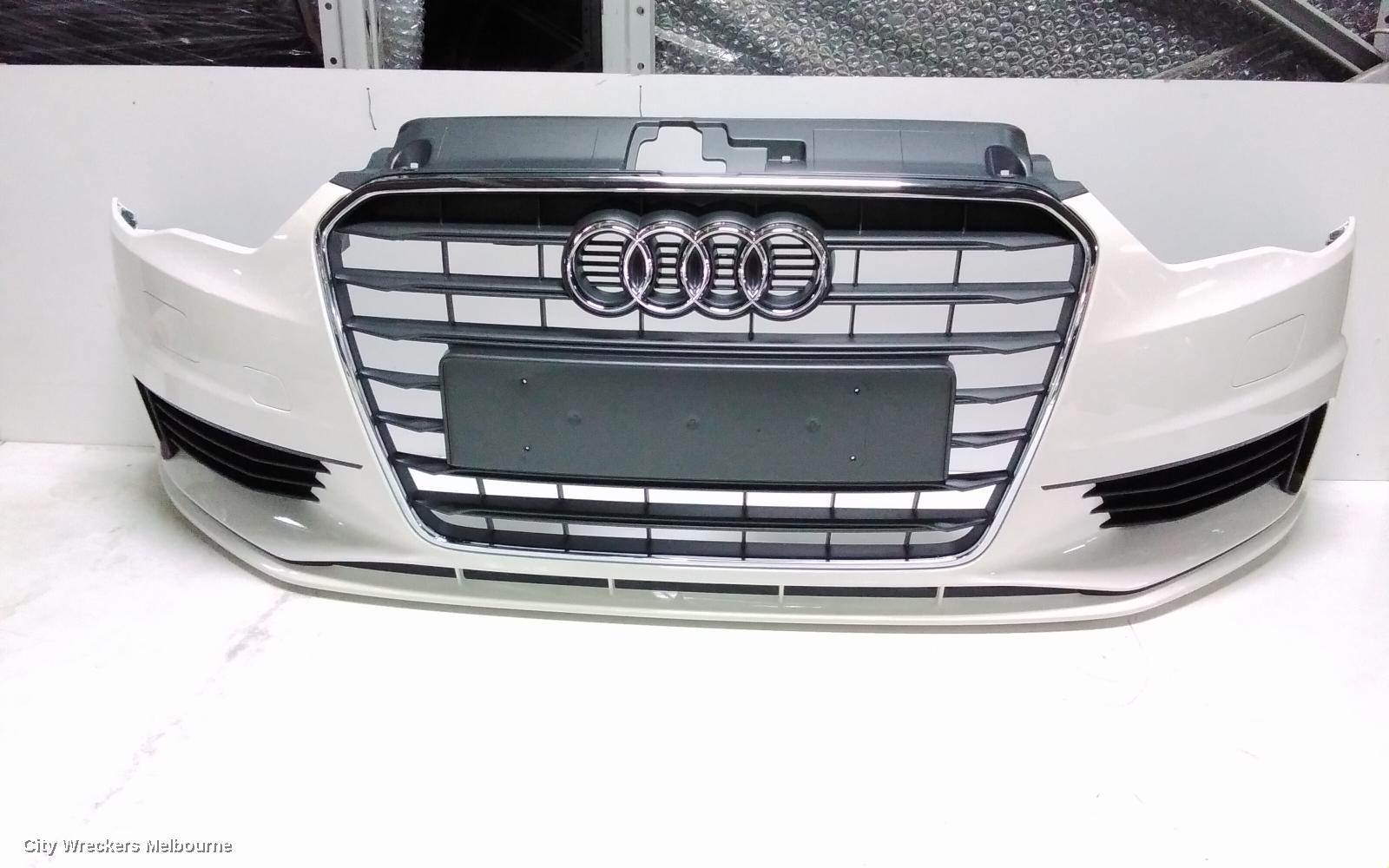 AUDI A3 FRONT BUMPER, 8V, A3, SEDAN, W/ PARK ASSIST & H/LAMP WASHER TYPE, 11/2013 - 10/2017