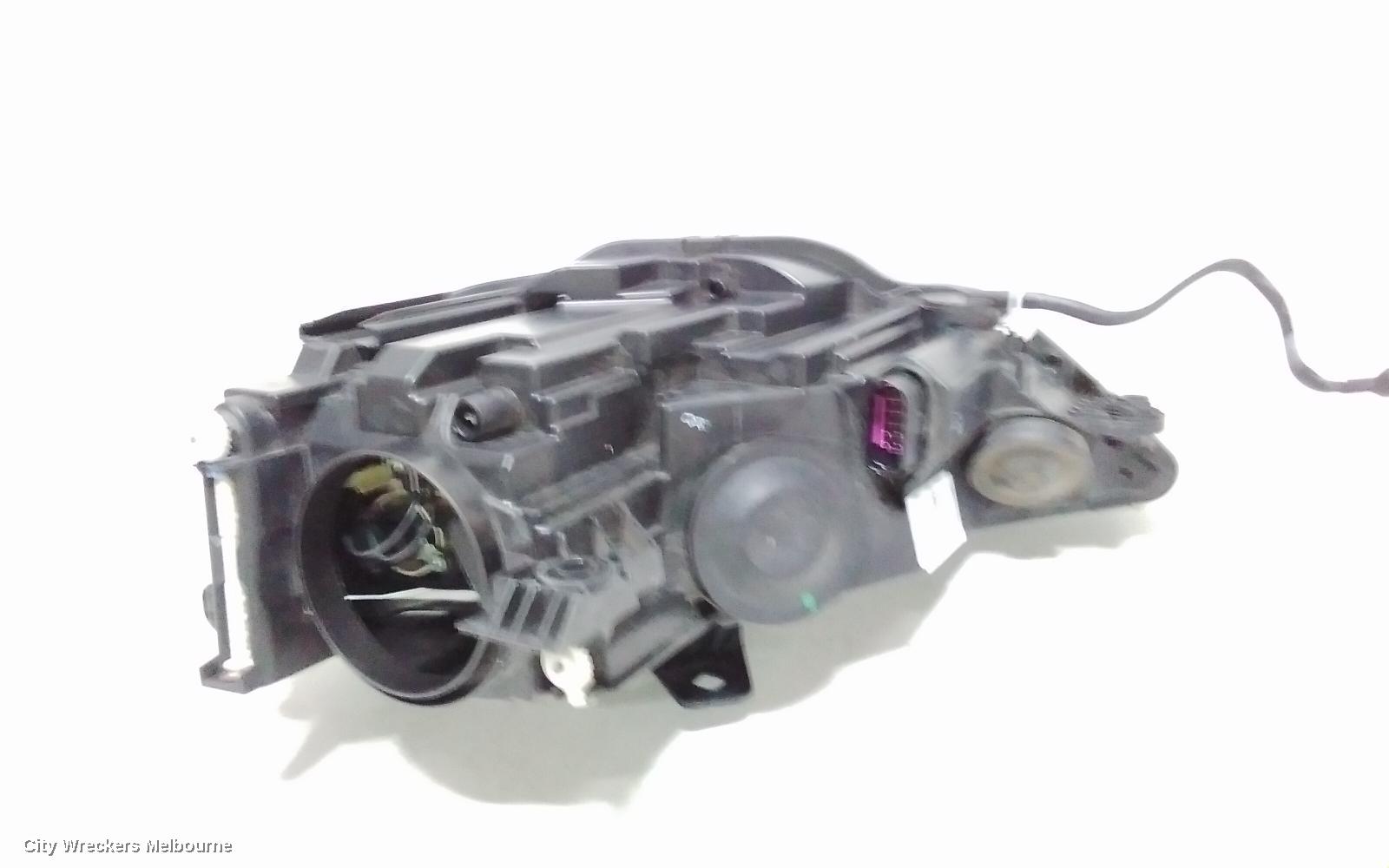 AUDI A3 RIGHT HEADLAMP, 8V, HATCH/SEDAN/CABRIO, HALOGEN TYPE, 03/2013 - 08/2016