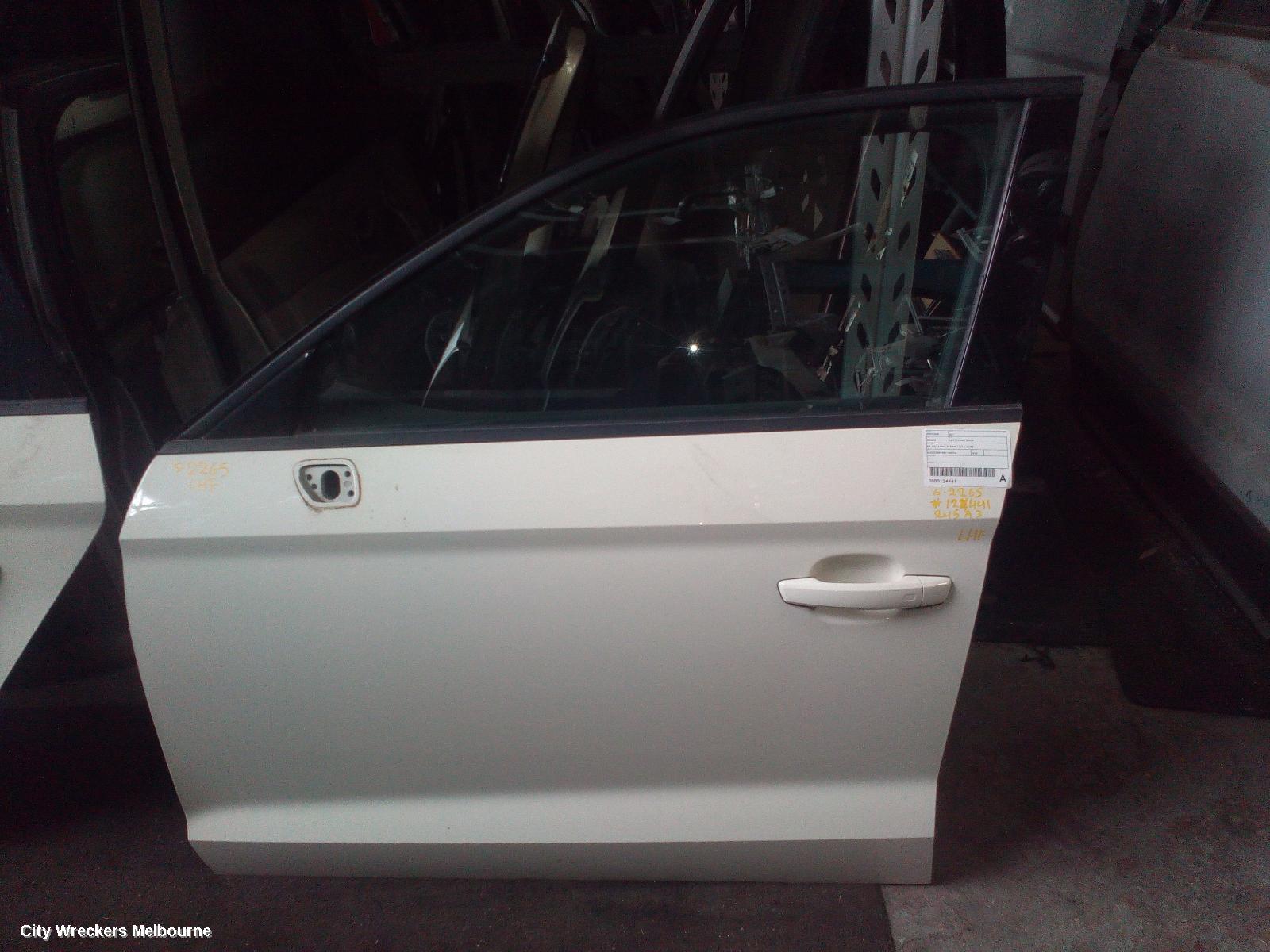 AUDI A3 LEFT FRONT DOOR, 8V, A3/S3/RS3, SEDAN, 11/2013 - 10/2020