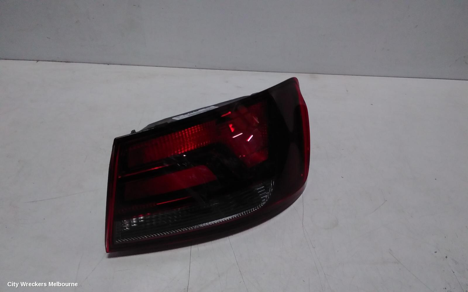 AUDI A3 RIGHT TAILLIGHT, A3, 8V, SEDAN, NON LED TYPE, 11/2013 - 04/2016