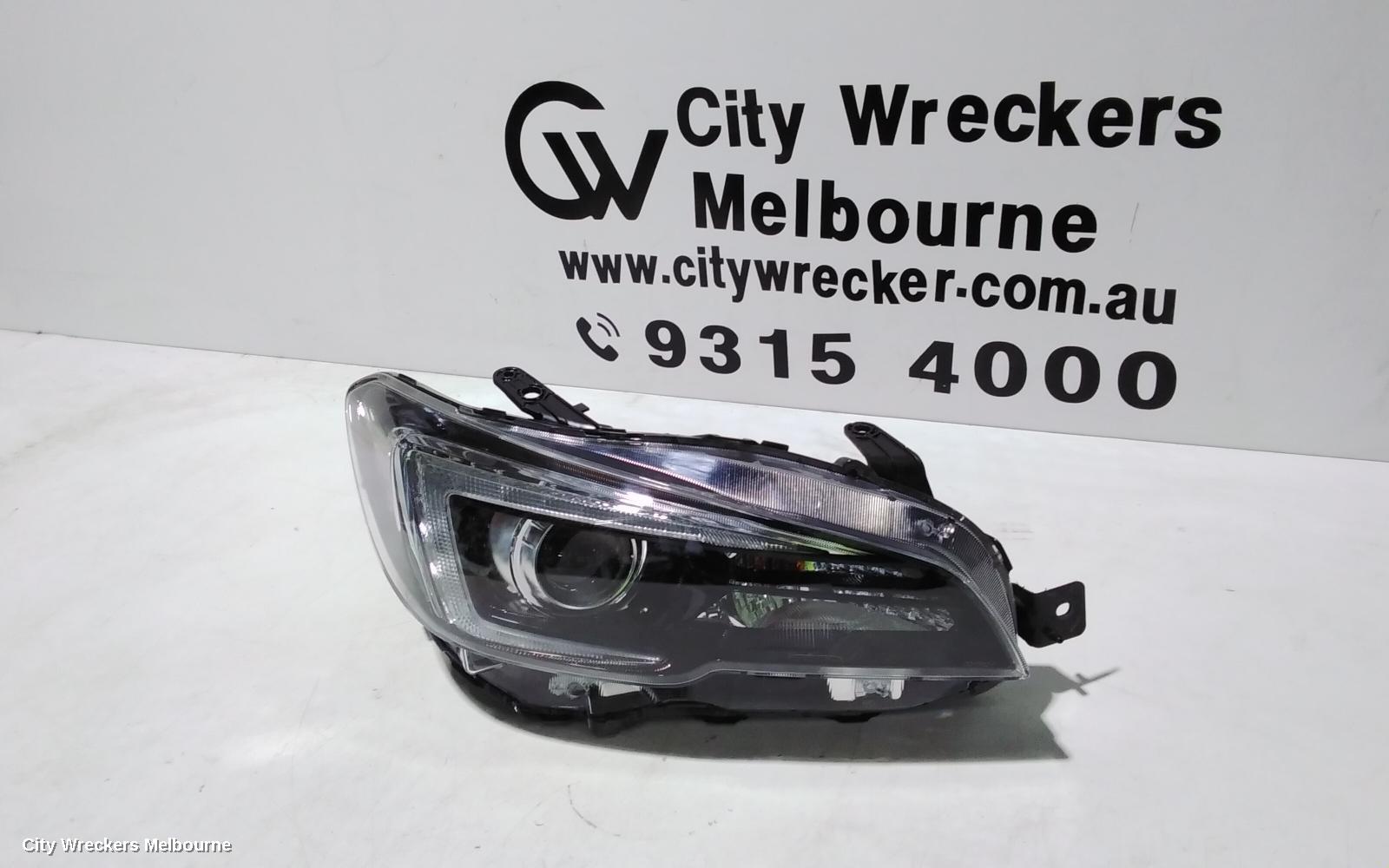 SUBARU WRX RIGHT HEADLAMP, V1, LED TYPE, 06/2017 - 10/2021