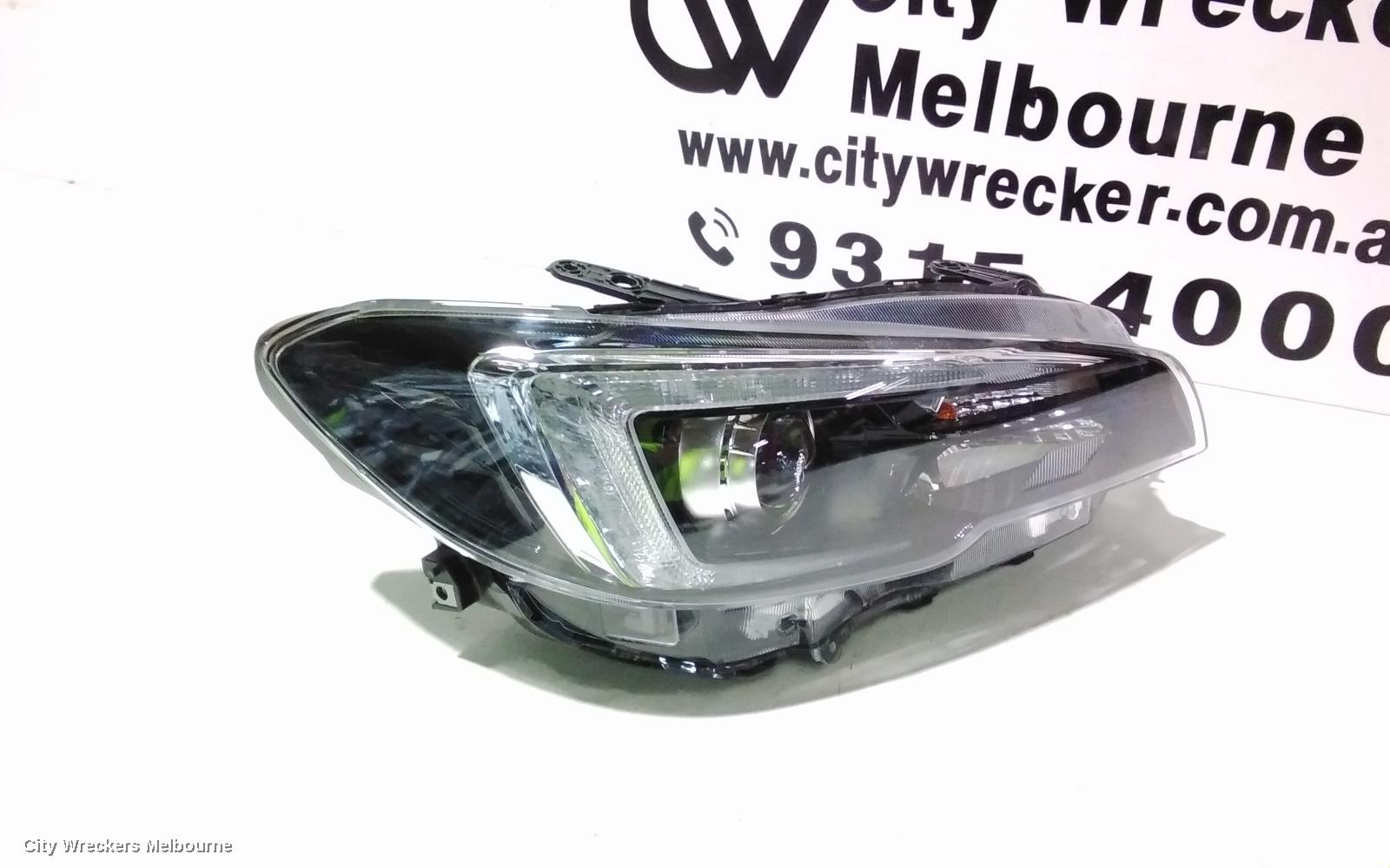 SUBARU WRX RIGHT HEADLAMP, V1, LED TYPE, 06/2017 - 10/2021