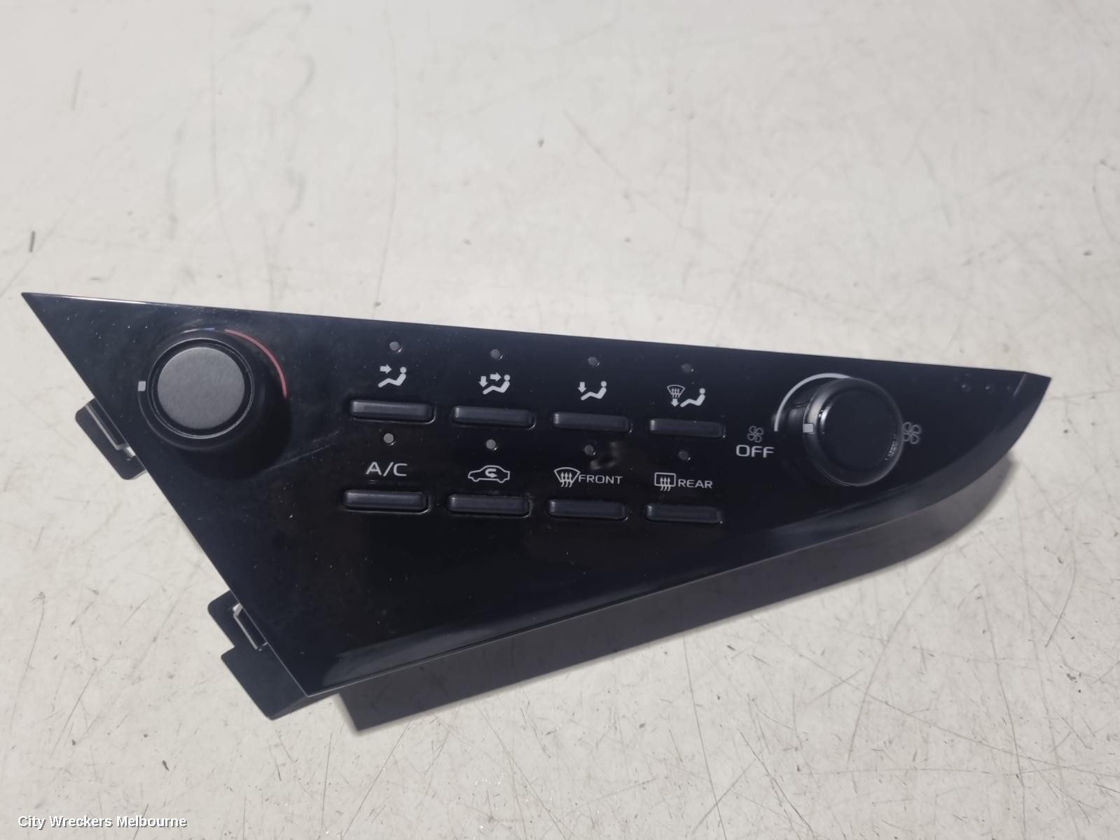 TOYOTA CAMRY HEATER/AC CONTROLS, CLIMATE CONTROL TYPE, XV70, 09/2017 ONWARDS