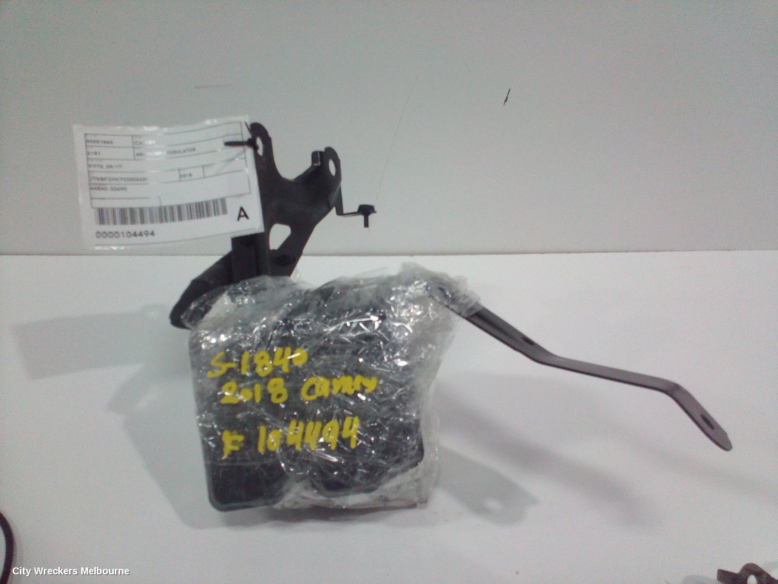 TOYOTA CAMRY ABS PUMP/MODULATOR, P/N 4405033490, XV70, 09/2017 ONWARDS