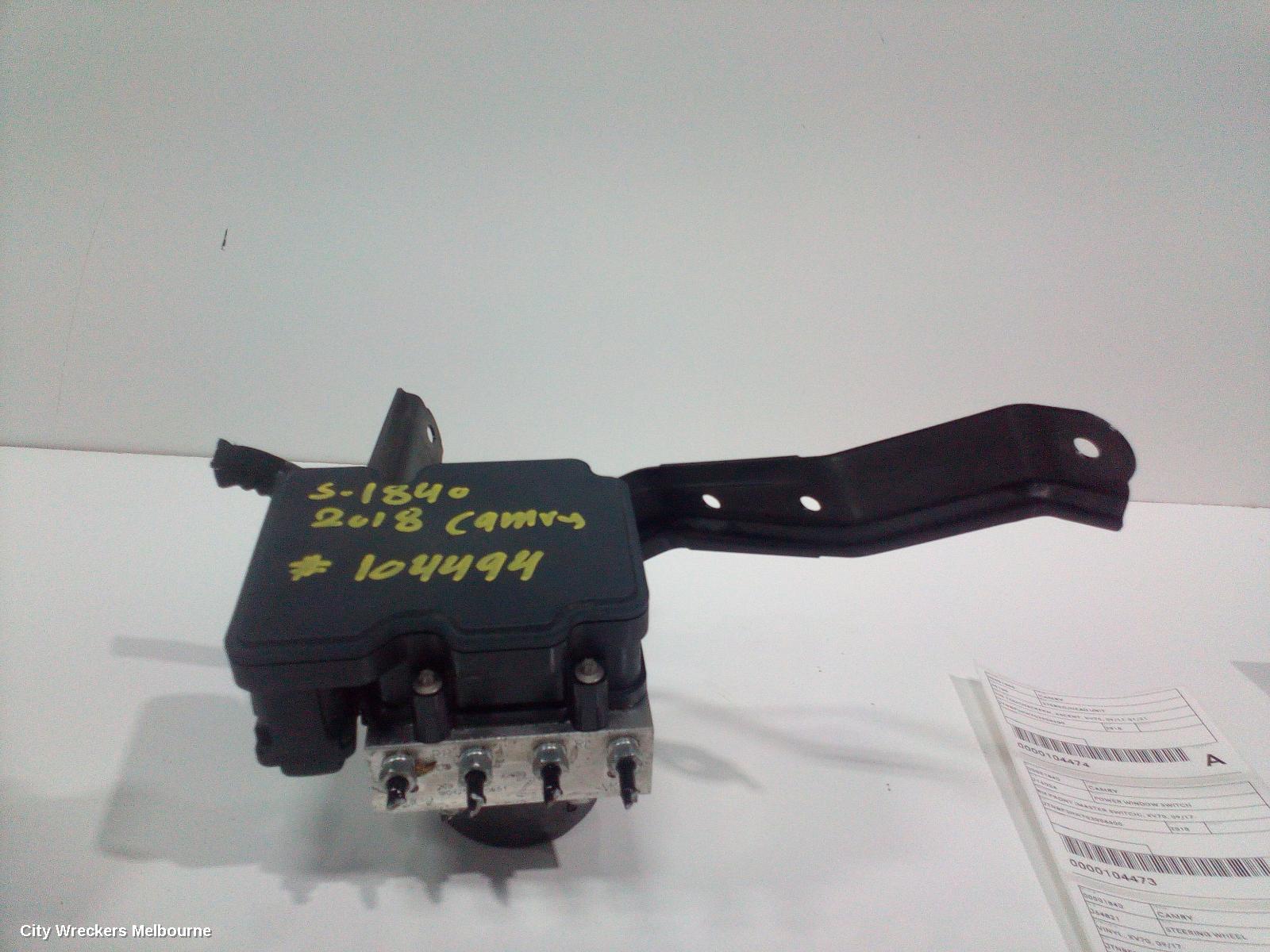 TOYOTA CAMRY ABS PUMP/MODULATOR, P/N 4405033490, XV70, 09/2017 ONWARDS