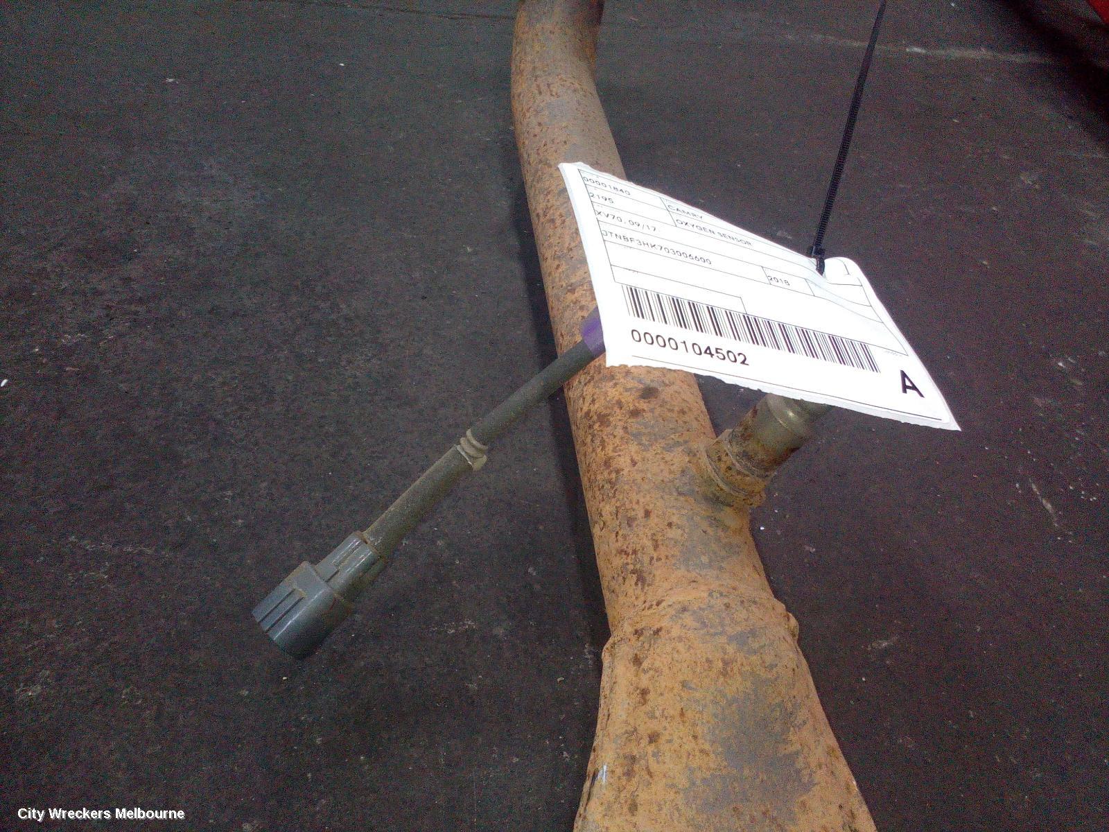 TOYOTA CAMRY OXYGEN SENSOR, XV70, 09/2017 - 05/2024