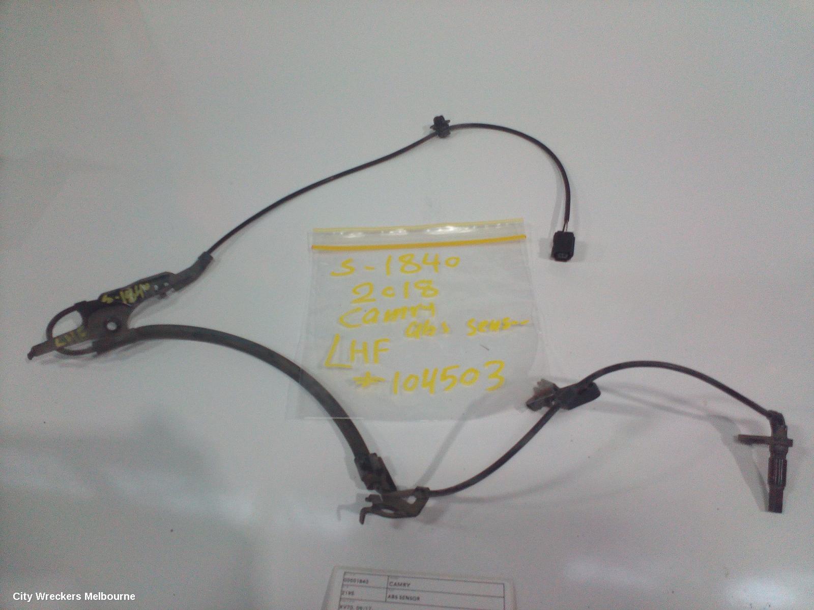 TOYOTA CAMRY ABS SENSOR, LH FRONT, XV70, 2AR-FE, 09/2017 - 01/2021