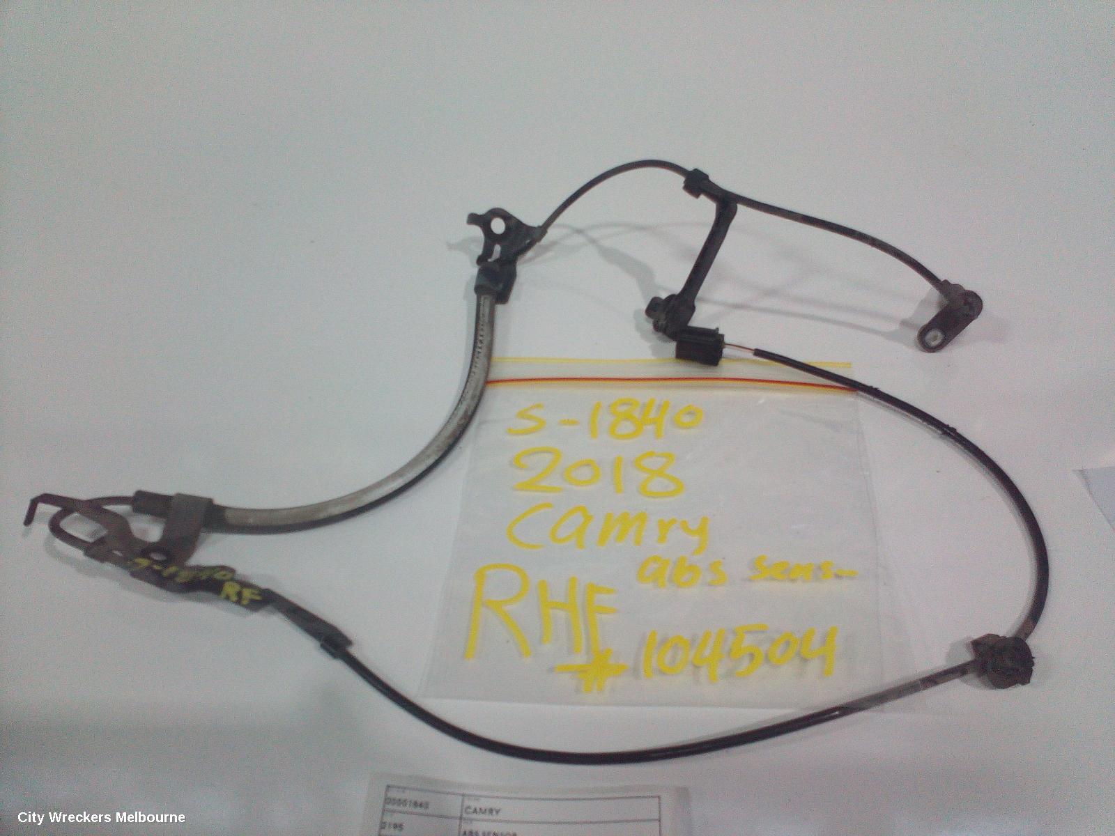 TOYOTA CAMRY ABS SENSOR, RH FRONT, XV70, 2AR-FE, 09/2017 - 01/2021