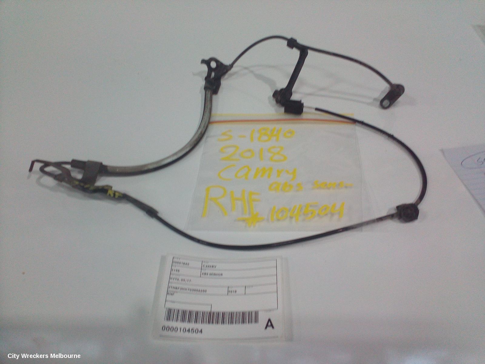TOYOTA CAMRY ABS SENSOR, RH FRONT, XV70, 2AR-FE, 09/2017 - 01/2021