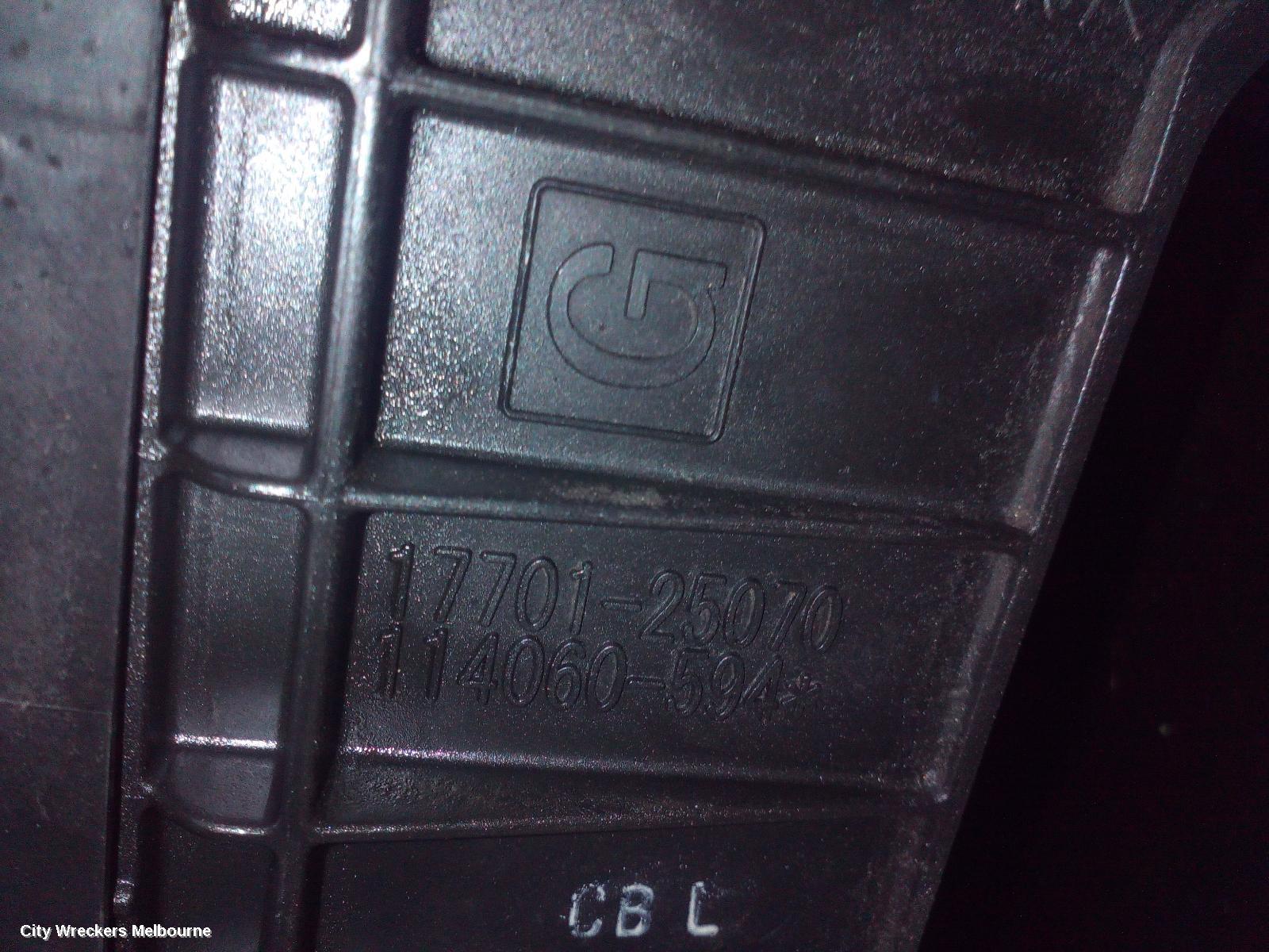 TOYOTA CAMRY AIR CLEANER/BOX, AIR CLEANER, XV70, 2.5, 2AR-FE, PETROL, 09/2017 - 01/2021