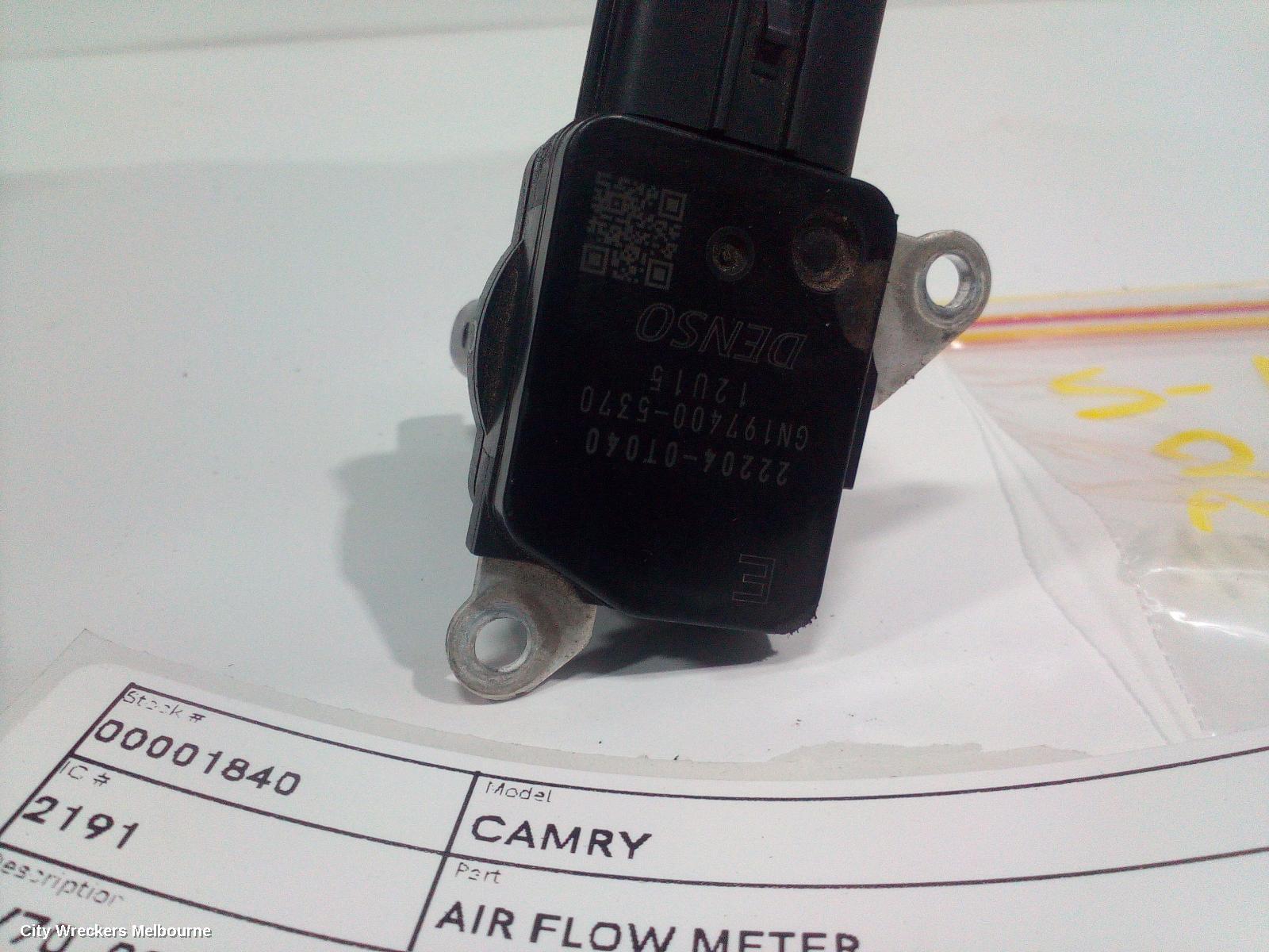 TOYOTA CAMRY AIR FLOW METER, XV70, PETROL, 2.5, 2AR-FE, 09/2017 - 01/2021