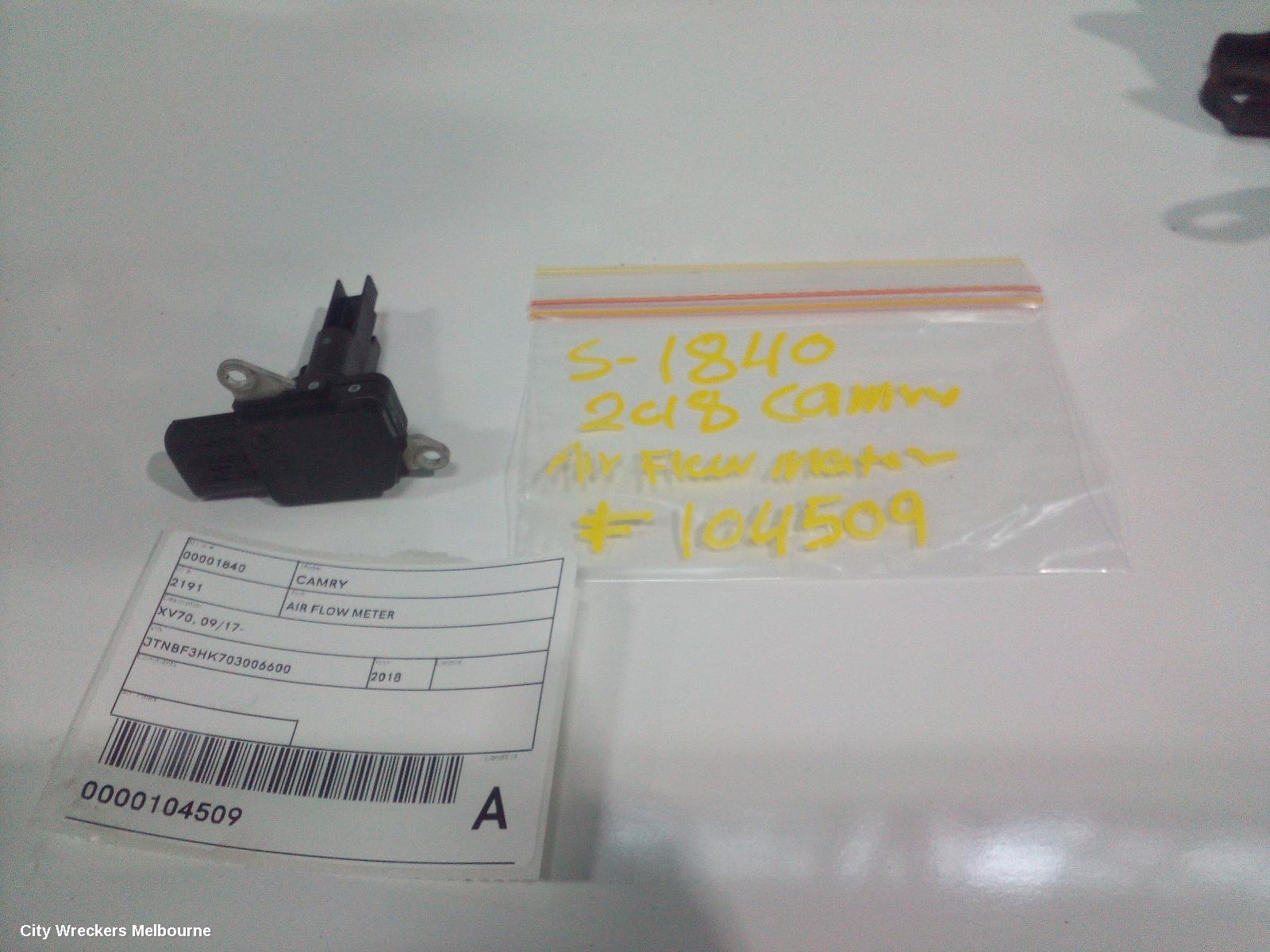 TOYOTA CAMRY AIR FLOW METER, XV70, PETROL, 2.5, 2AR-FE, 09/2017 - 01/2021