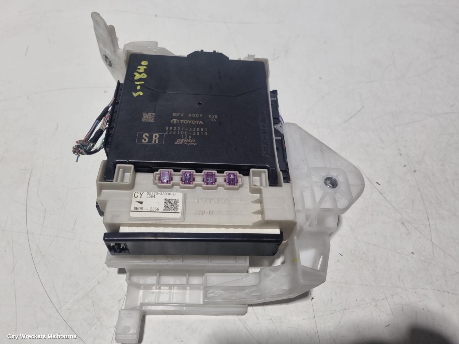 TOYOTA CAMRY FUSE BOX, UNDER DASH, XV70, 09/2017 ONWARDS