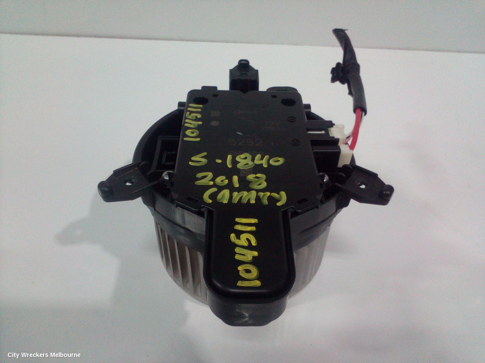 TOYOTA CAMRY HEATER FAN MOTOR, XV70, PETROL, 2.5, 2AR-FE, 09/2017 - 01/2021