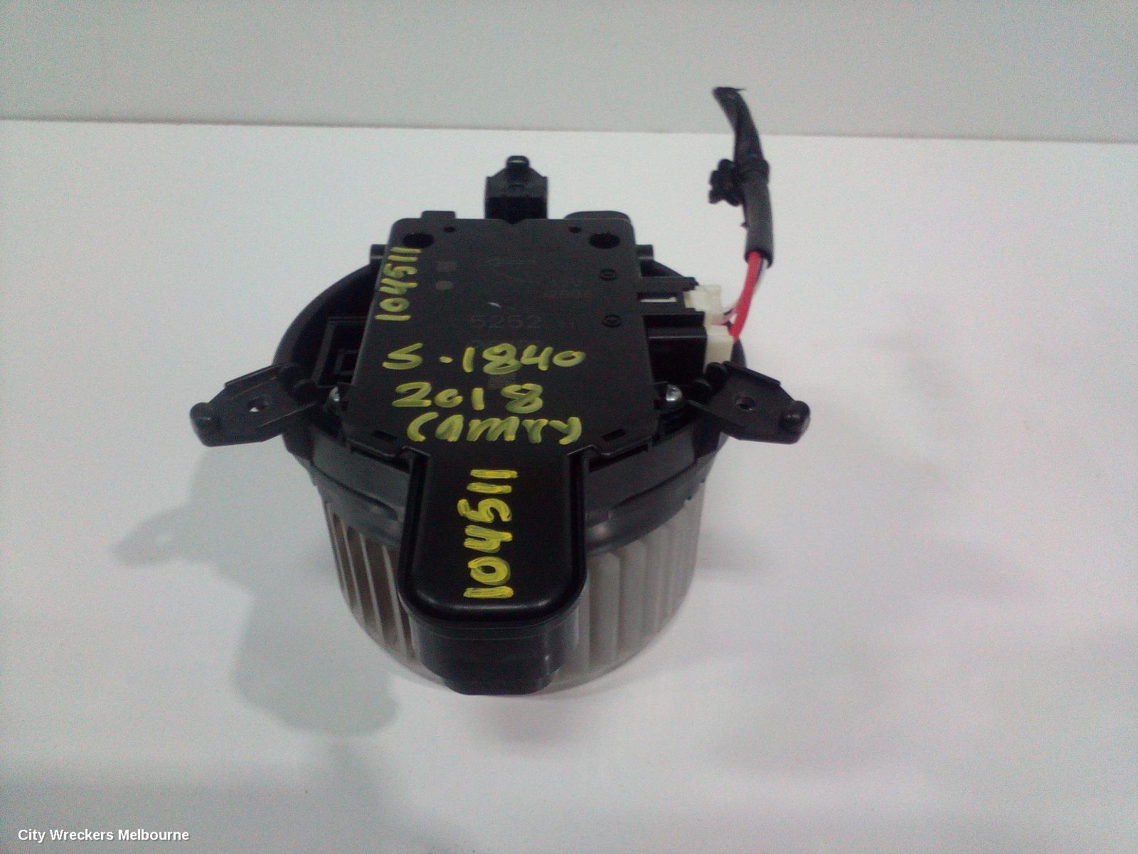 TOYOTA CAMRY HEATER FAN MOTOR, XV70, PETROL, 2.5, 2AR-FE, 09/2017 - 01/2021