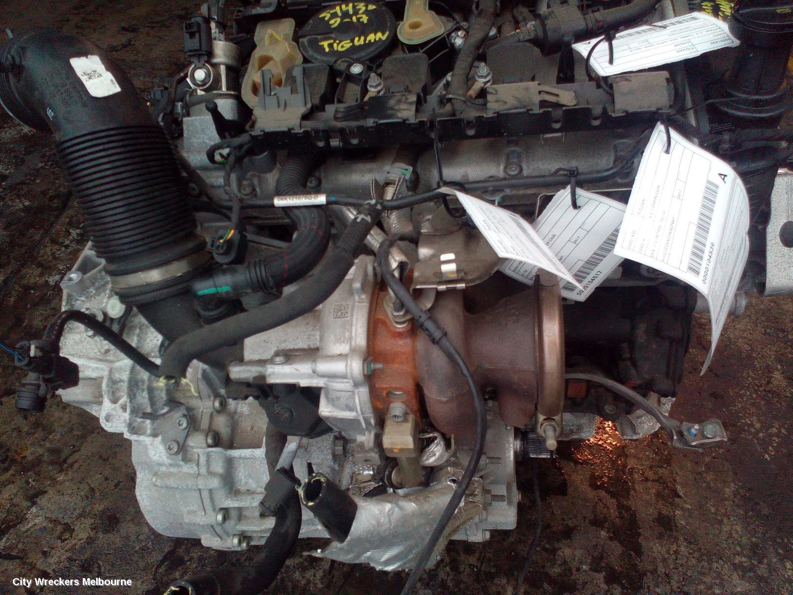 VOLKSWAGEN TIGUAN TURBO SUPERCHARGER, PETROL, 2.0, CZPA/DGVA CODE, 5NA, 06/2016 ONWARDS
