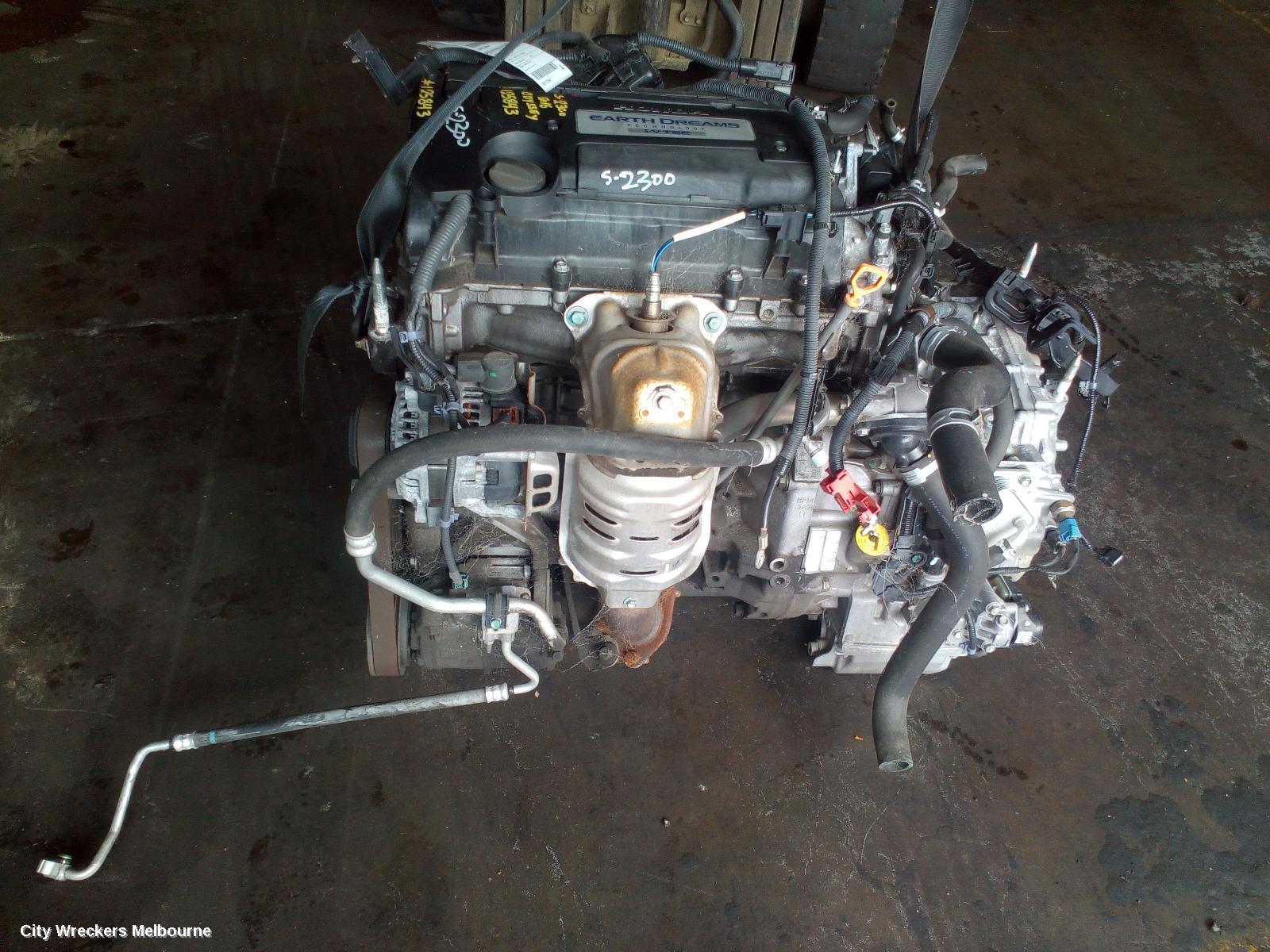 HONDA ODYSSEY ENGINE, PETROL, 2.4, K24W, RC1, 02/2014 - 03/2022