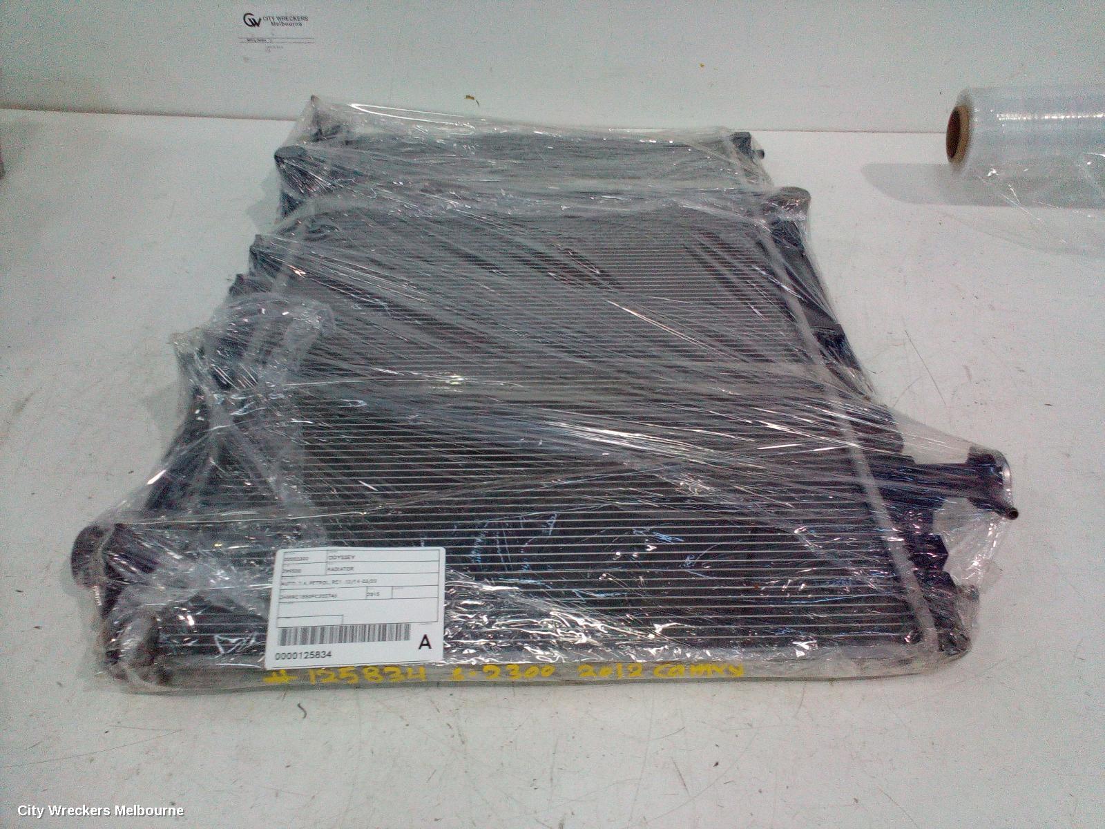 HONDA ODYSSEY RADIATOR, AUTO, 2.4, PETROL, RC1, 02/2014 - 03/2022