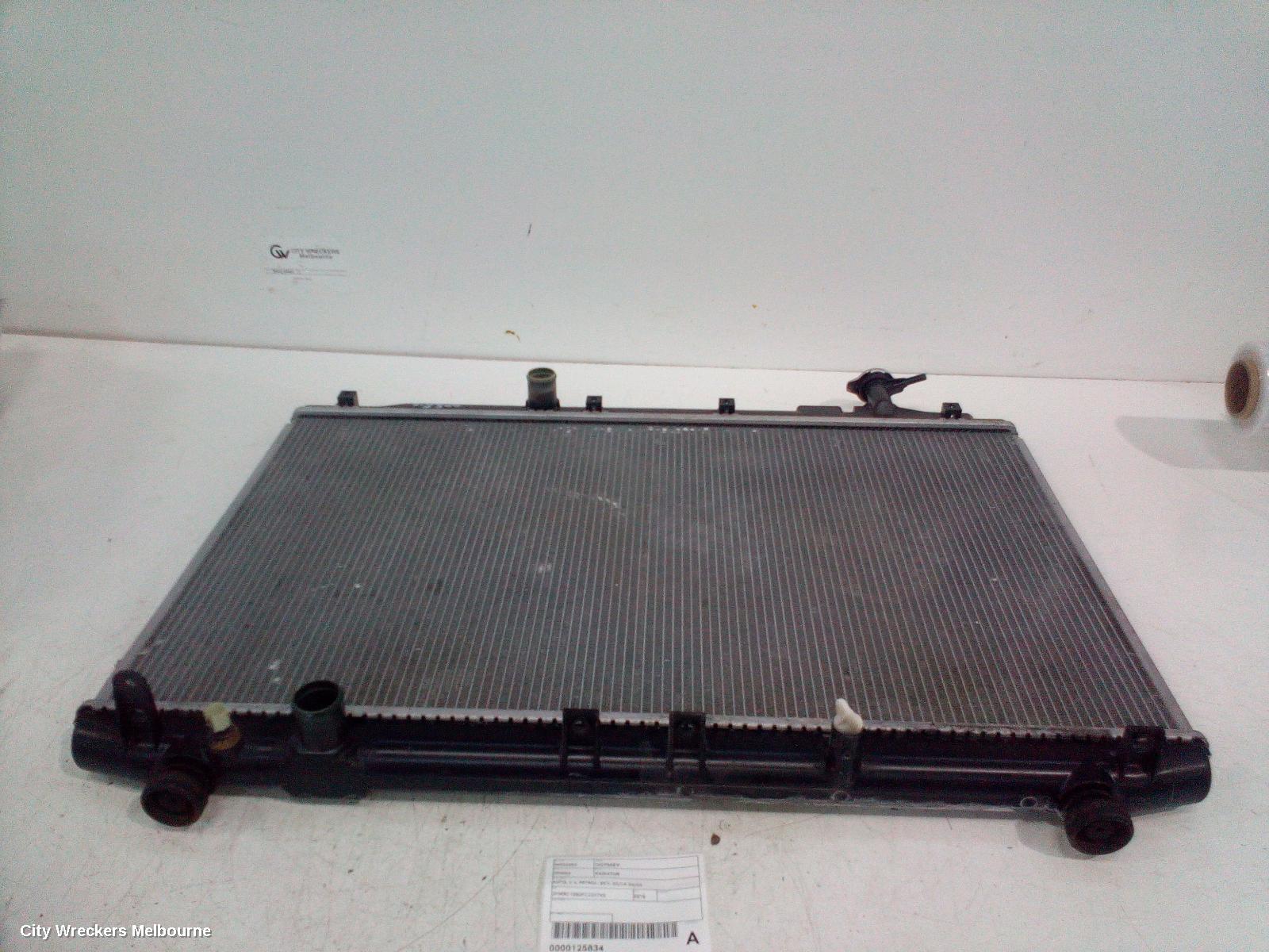 HONDA ODYSSEY RADIATOR, AUTO, 2.4, PETROL, RC1, 02/2014 - 03/2022